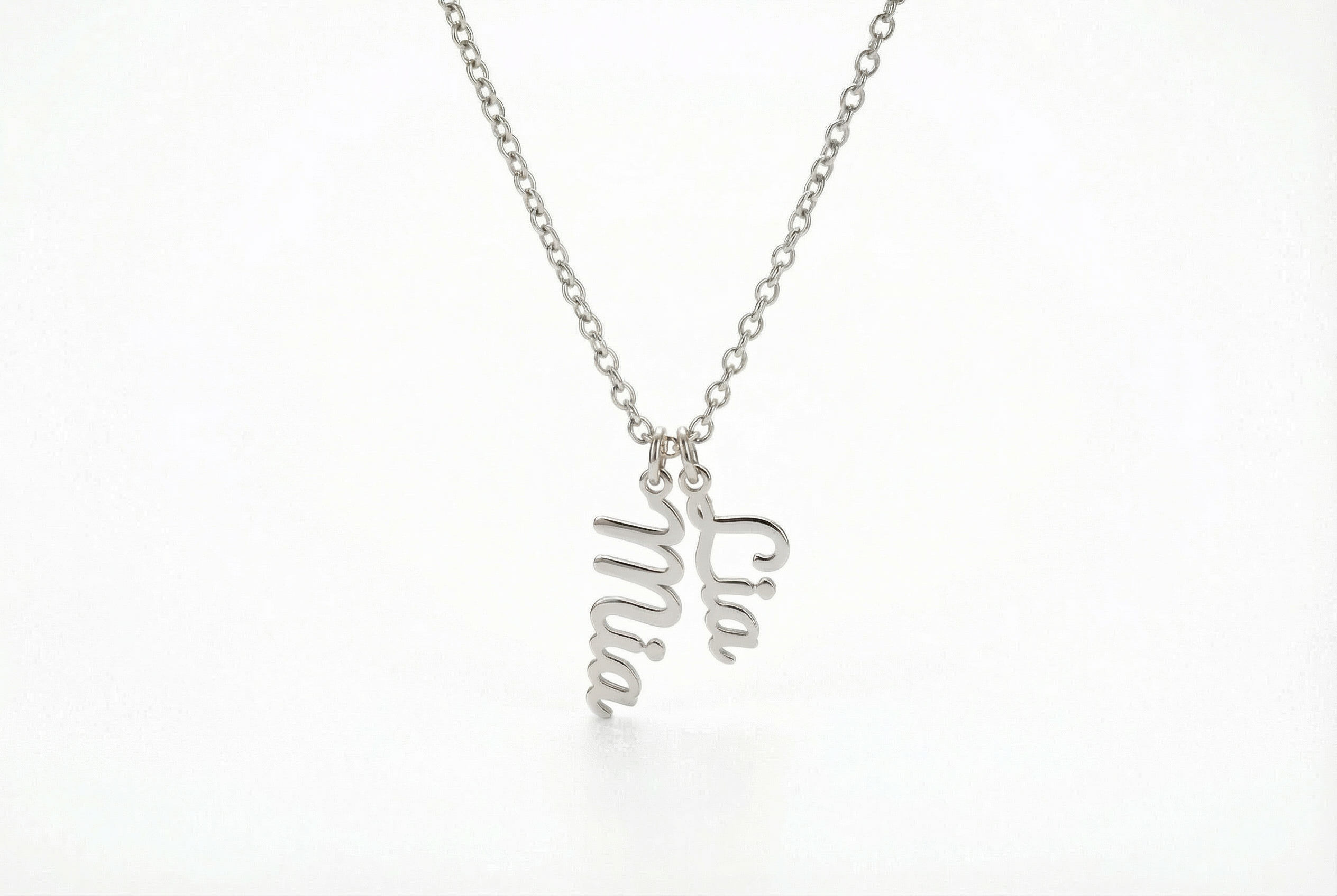 Custom Two Name Necklace