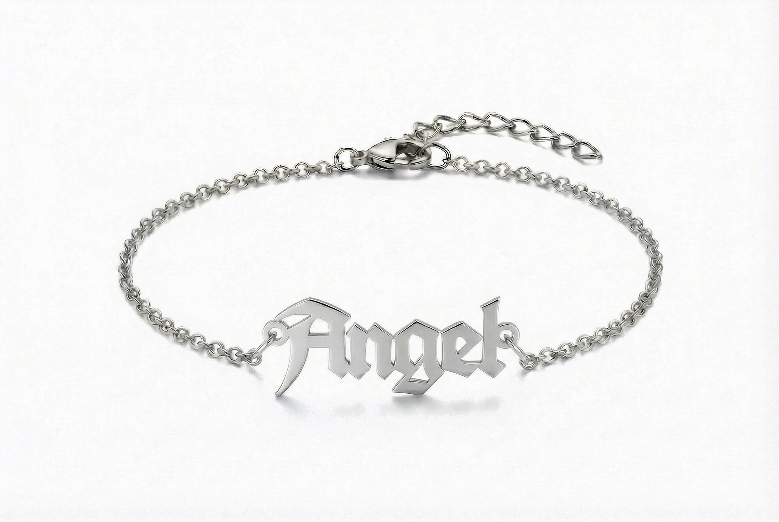 Gothic Font Hand Bracelet