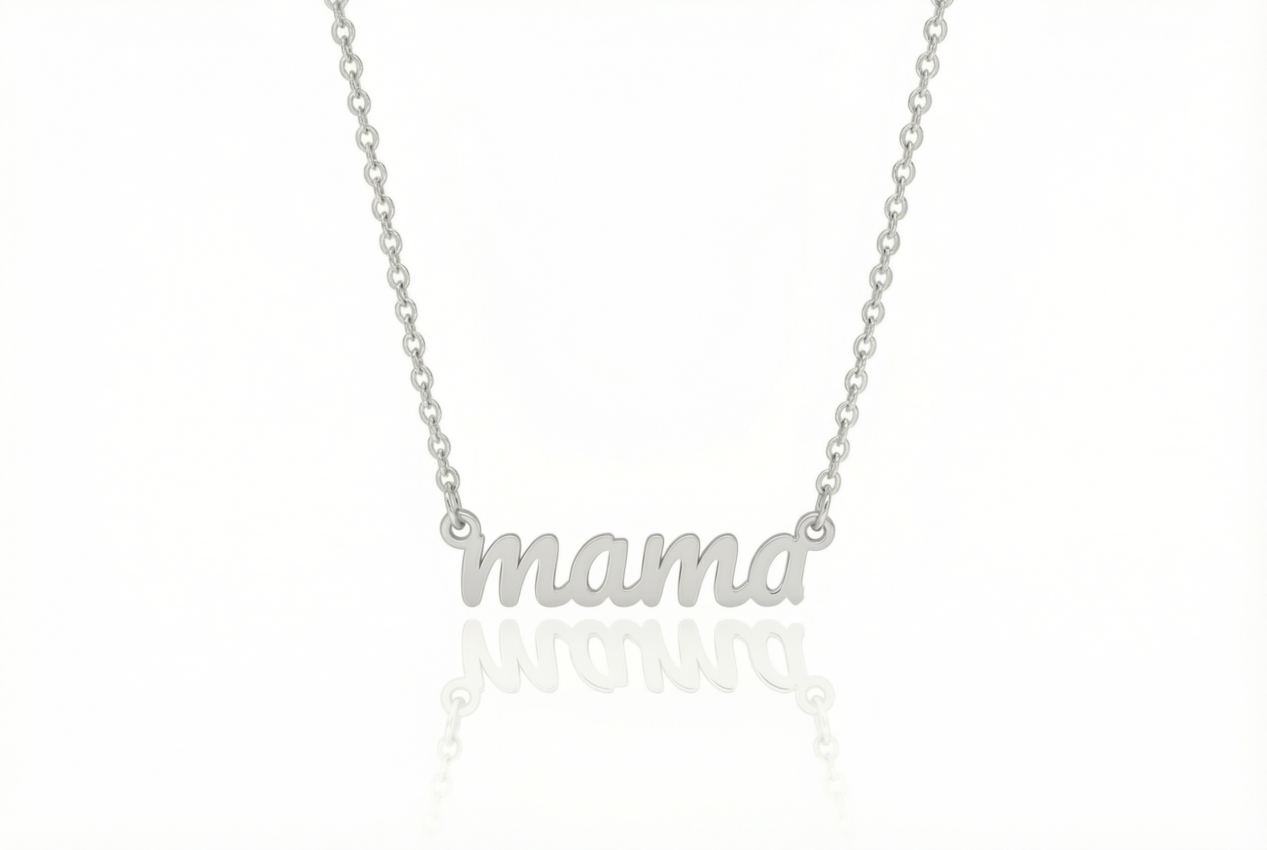 Mama Necklace in Rose Gold