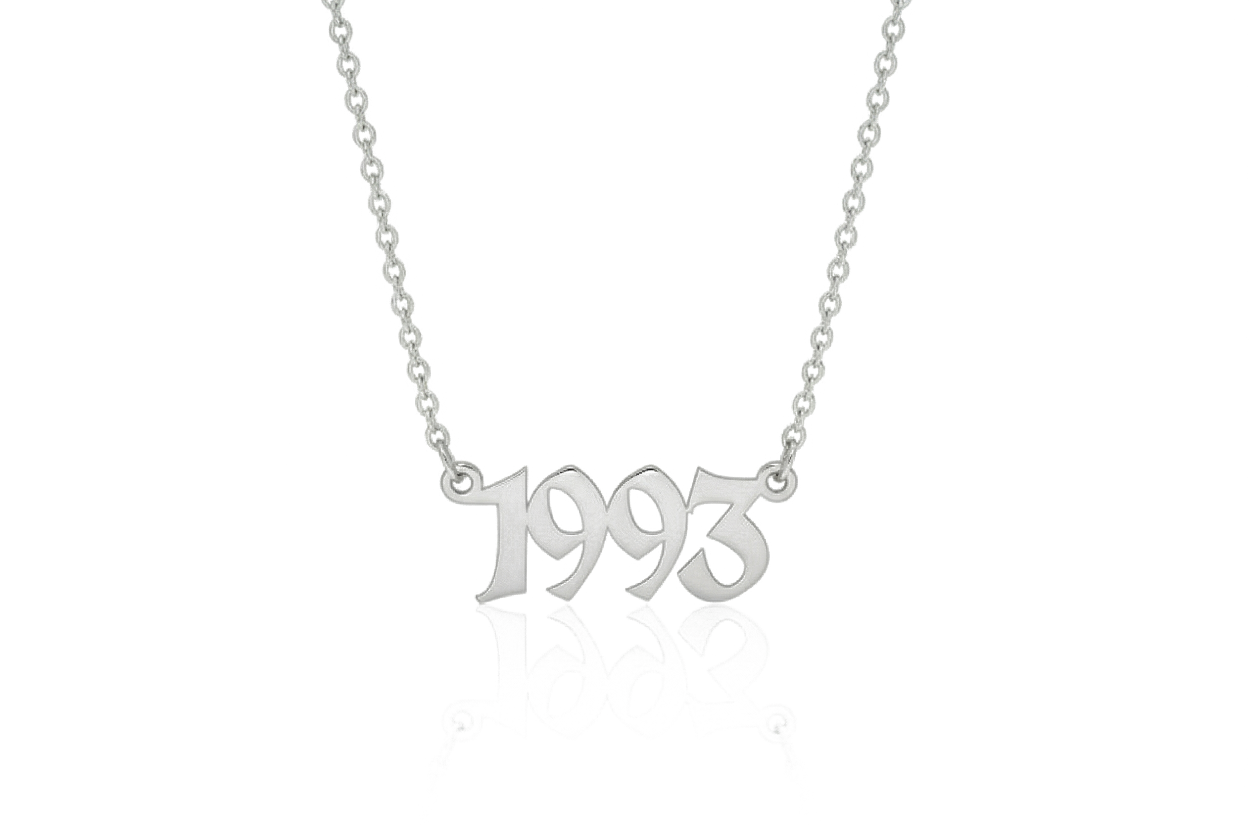 18k Gold Year Necklace