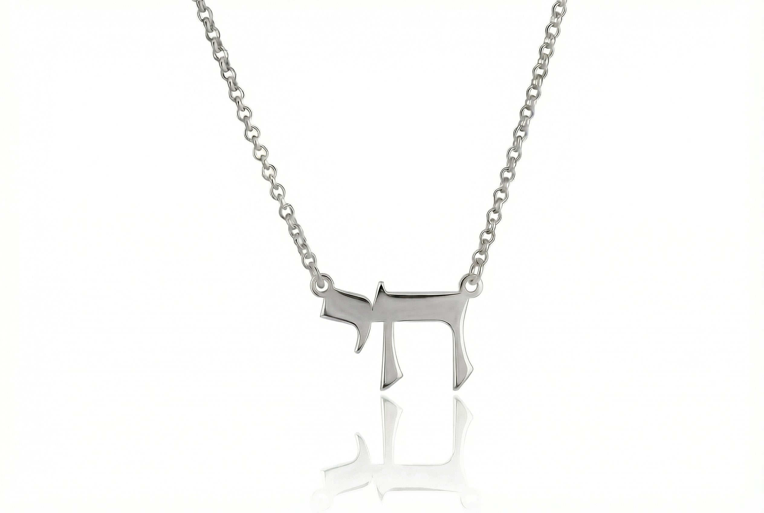 Hebrew Chai Necklace Gold