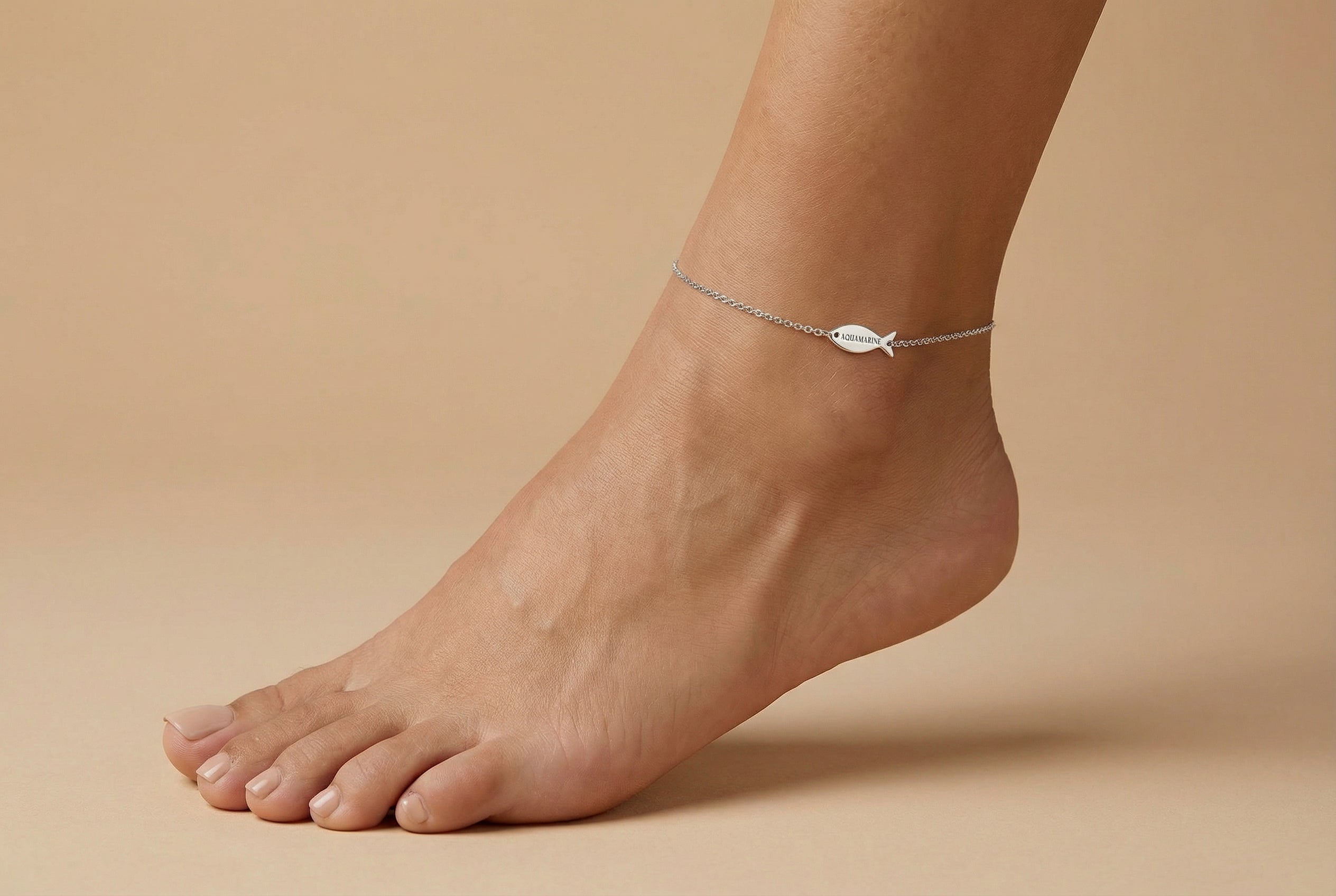 Personalized Fish Anklet