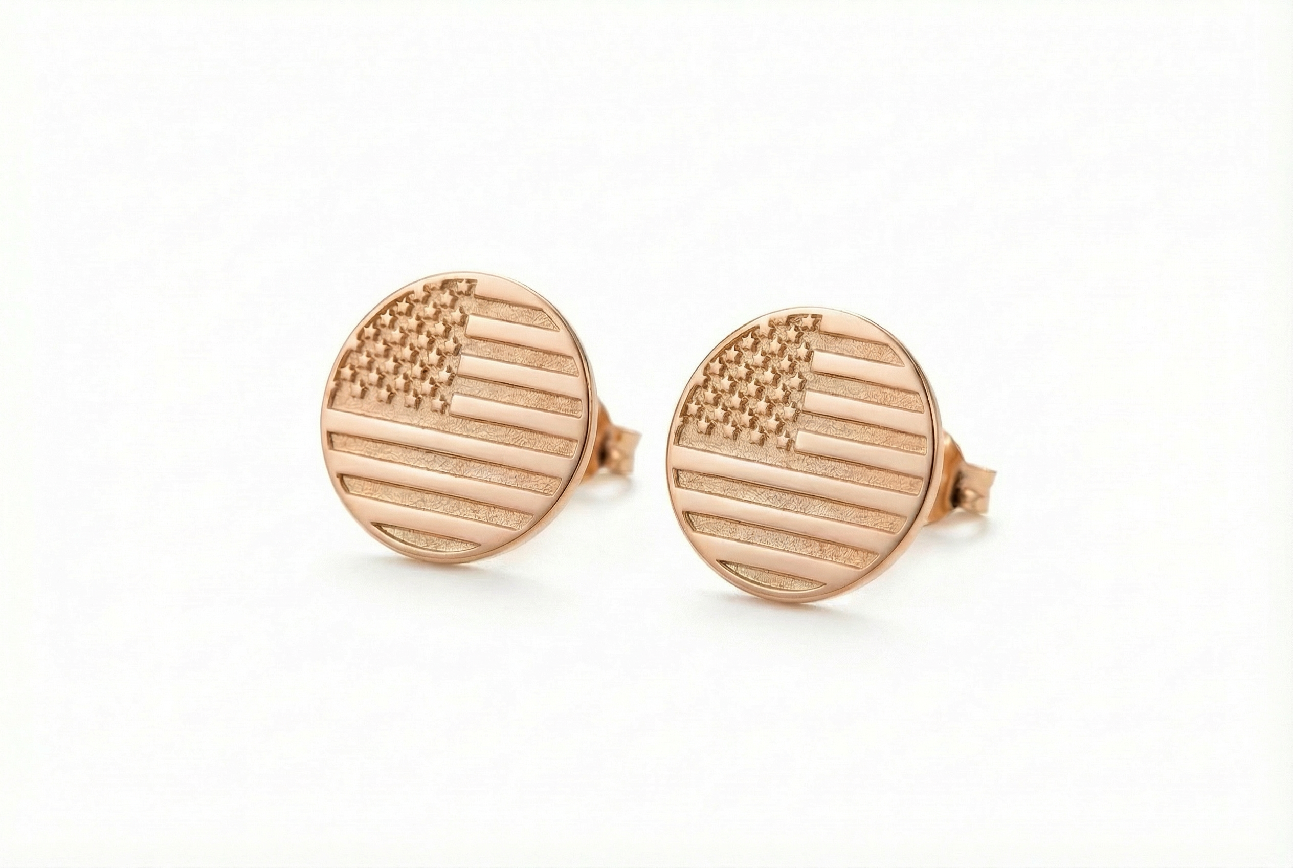 American Flag Stud Earrings
