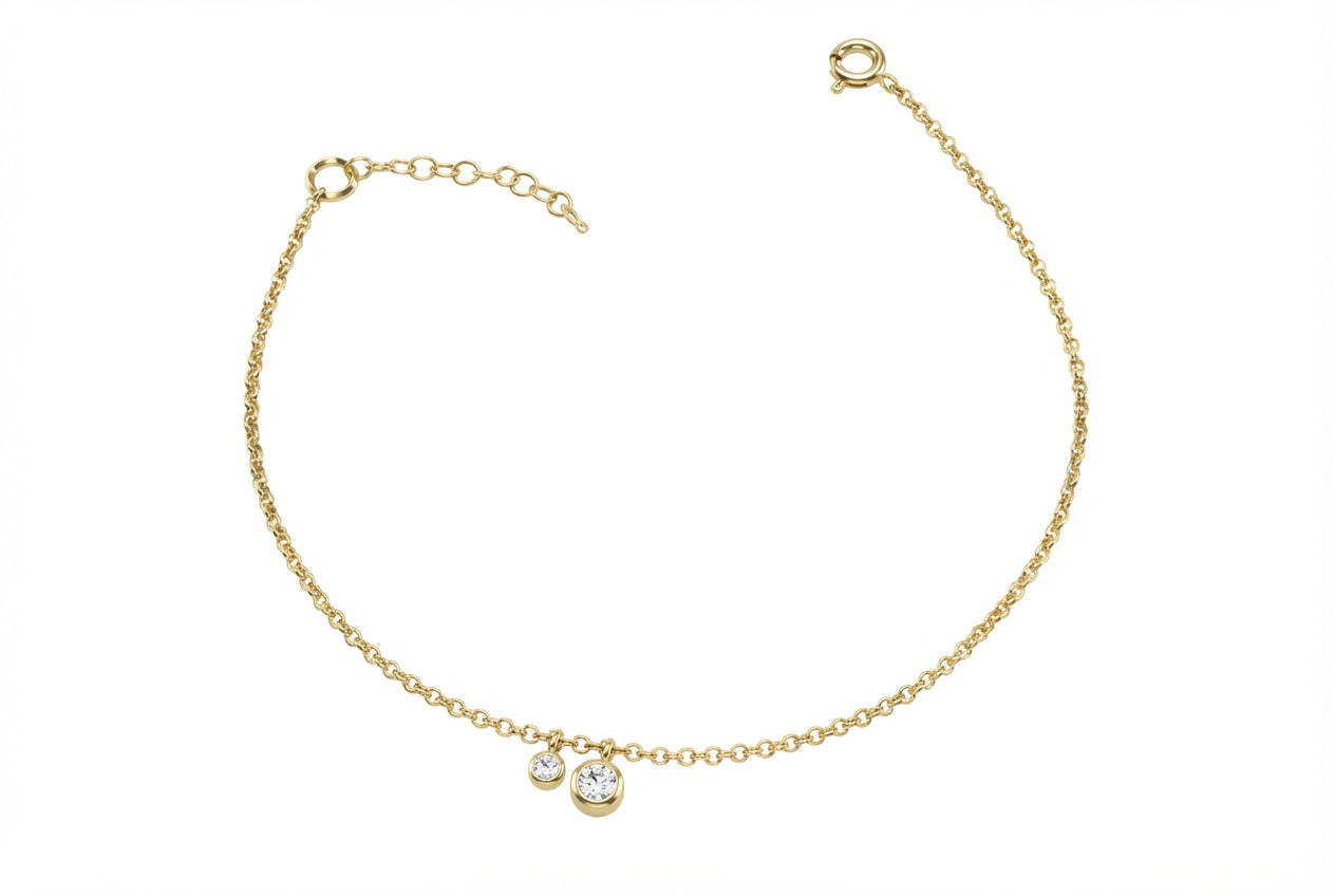 Bezel Anklet