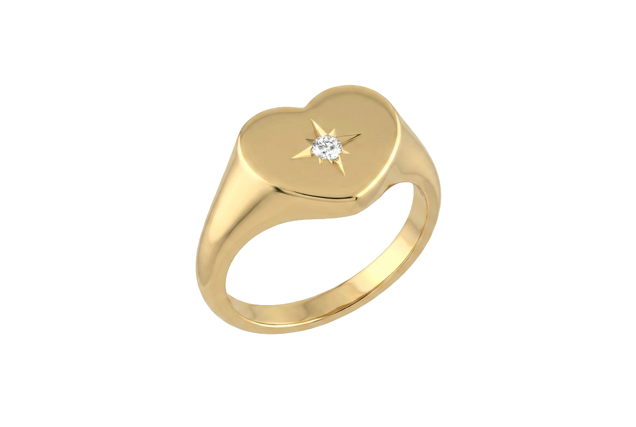 Heart Signet Ring