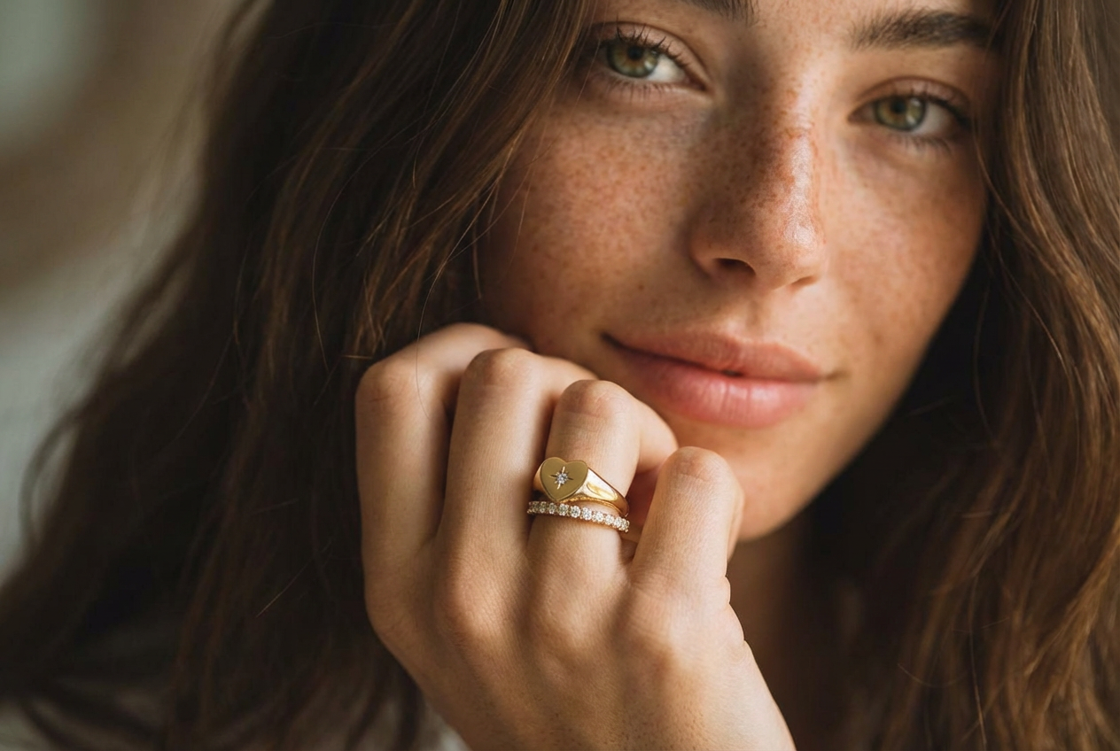 Heart Signet Ring