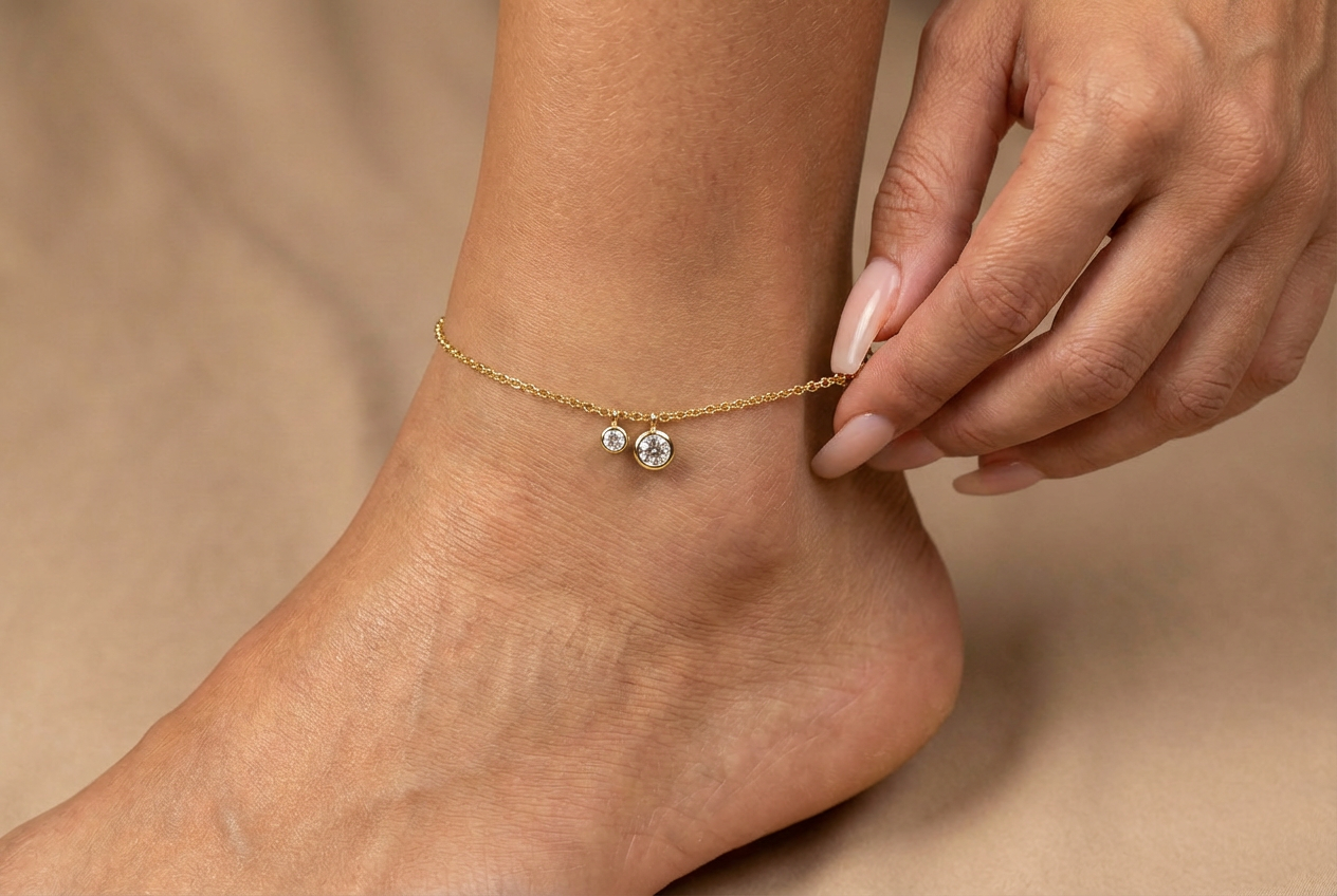 Bezel Anklet