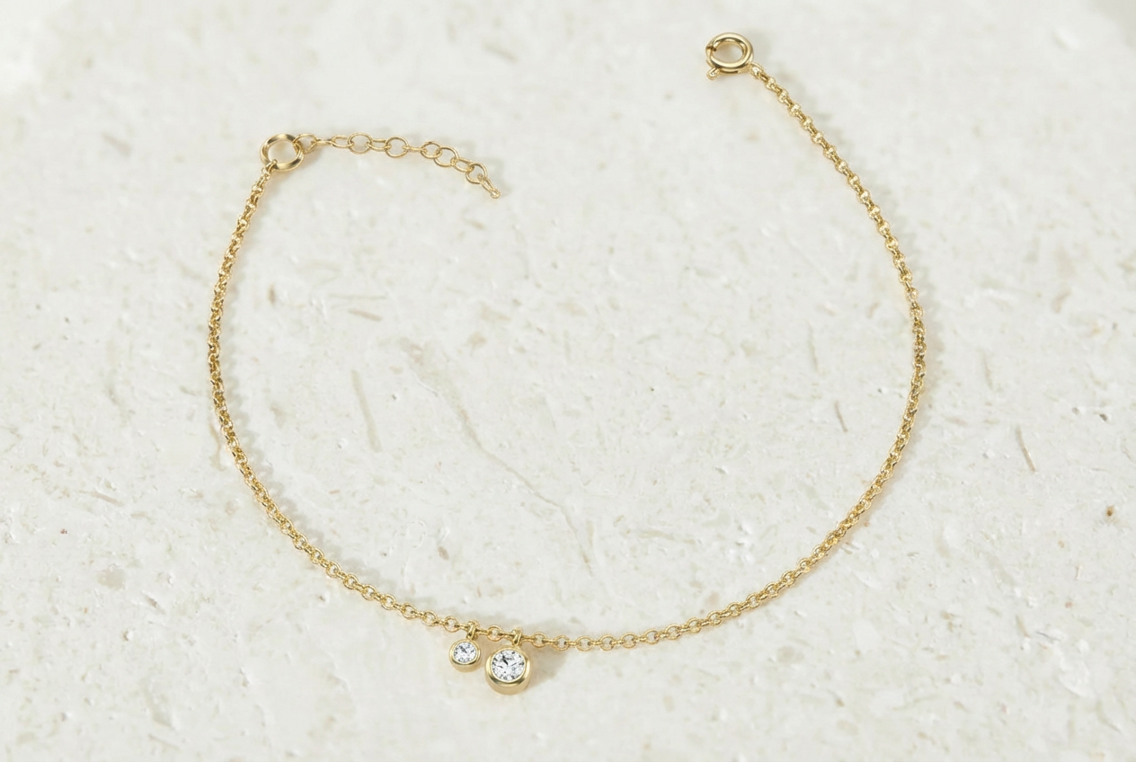 Bezel Anklet