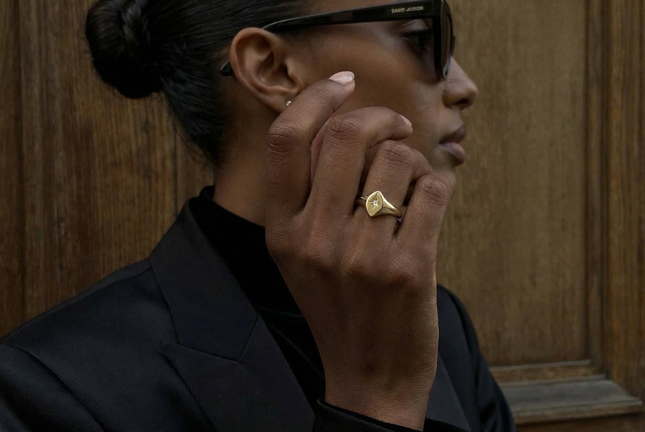 Marquise Signet Ring