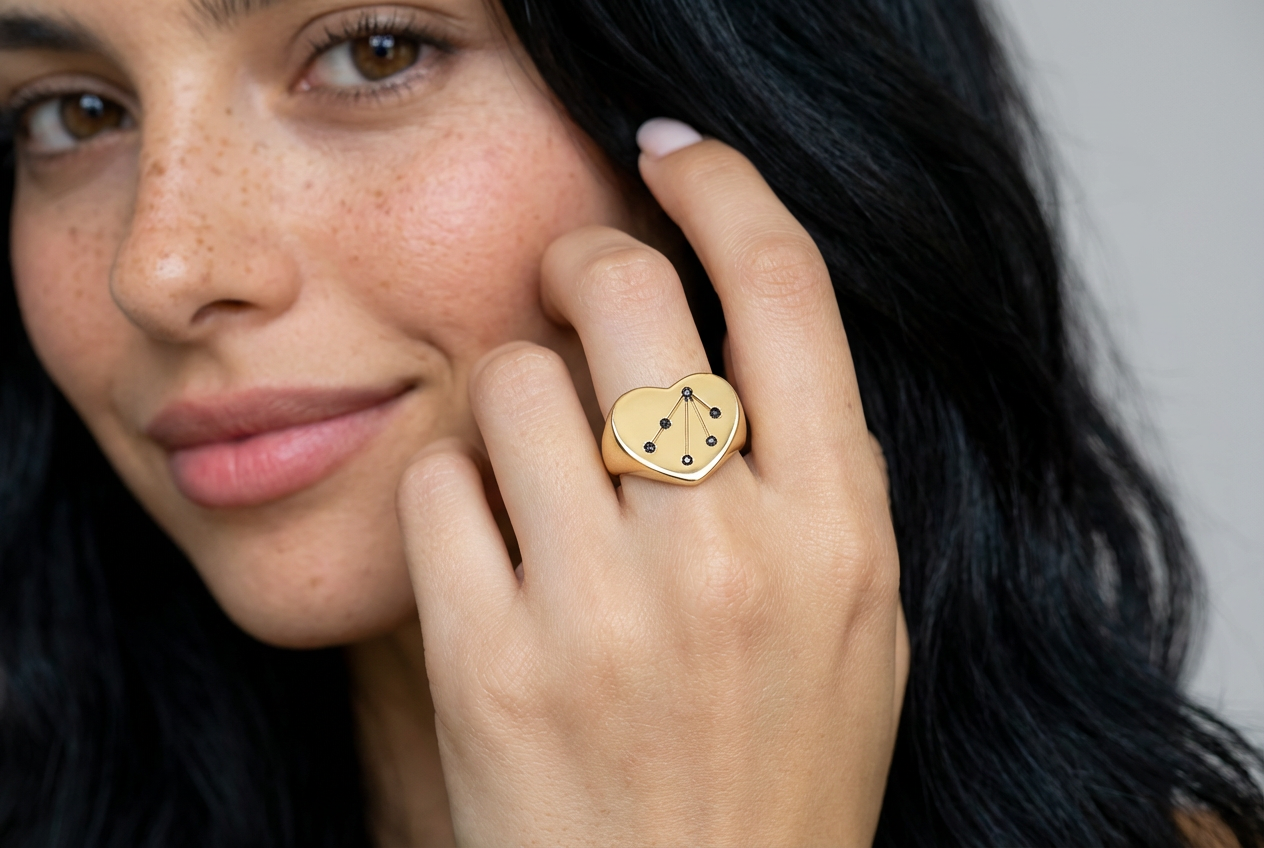 Heart Signet Ring