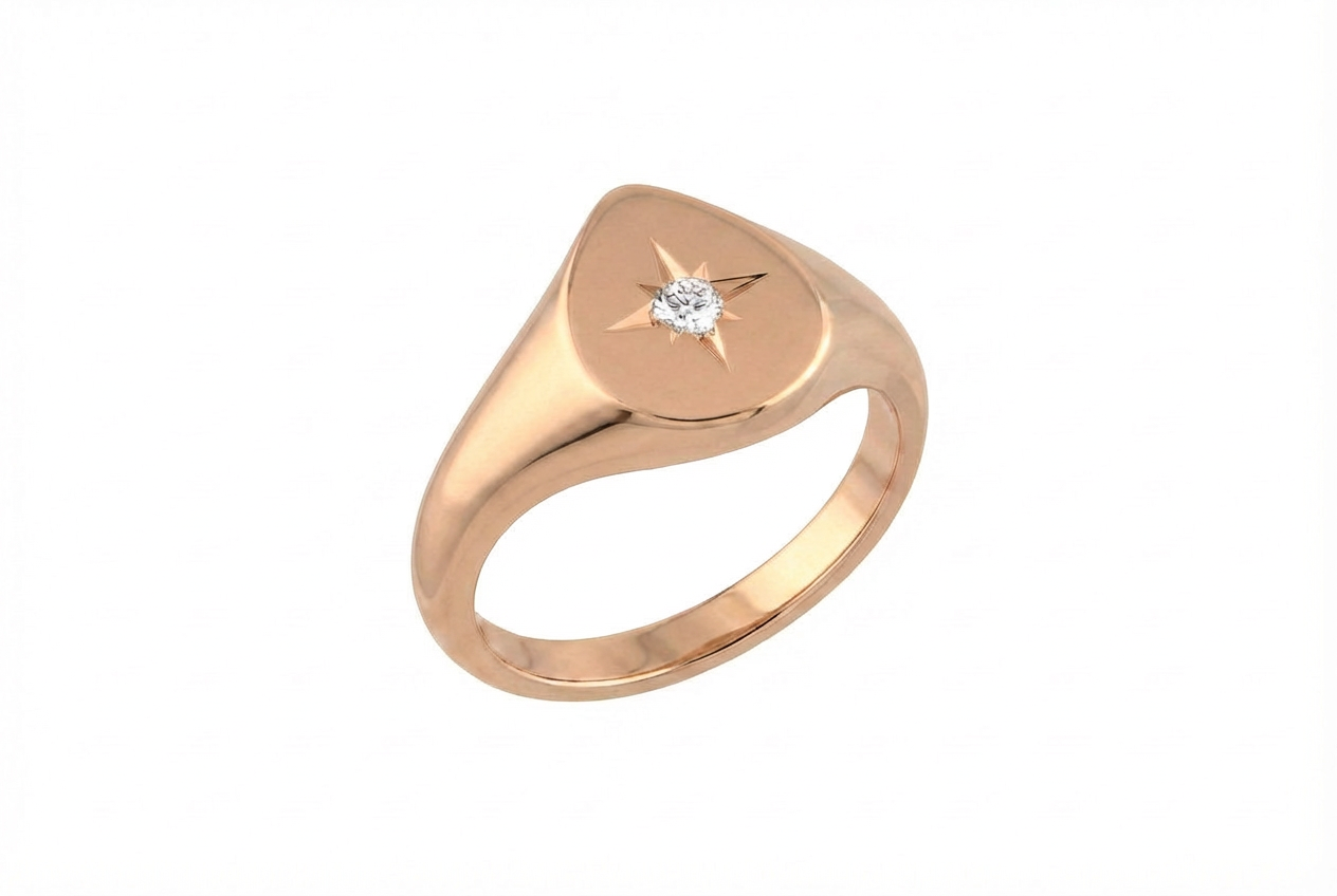Gold Pear Signet