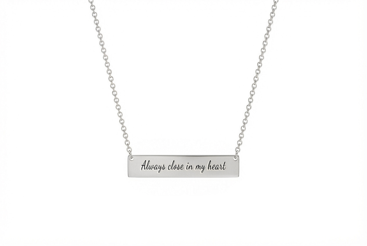 The Heart's Anchor Bar Necklace
