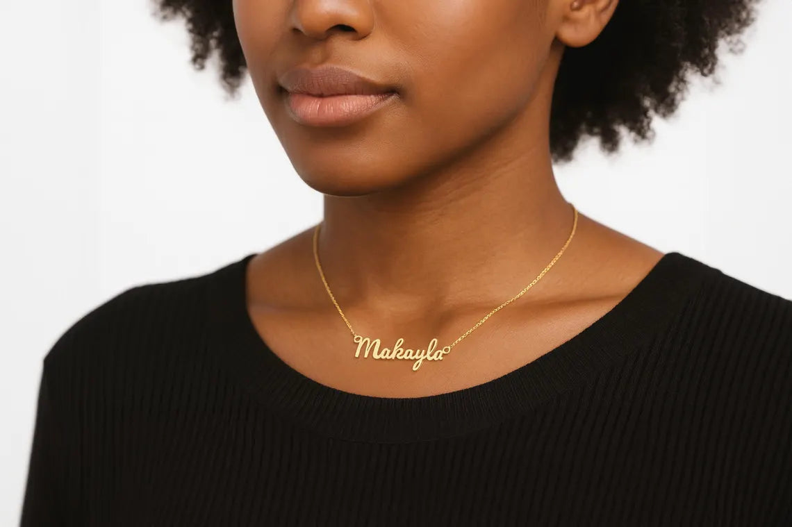 14k Gold Name Necklace