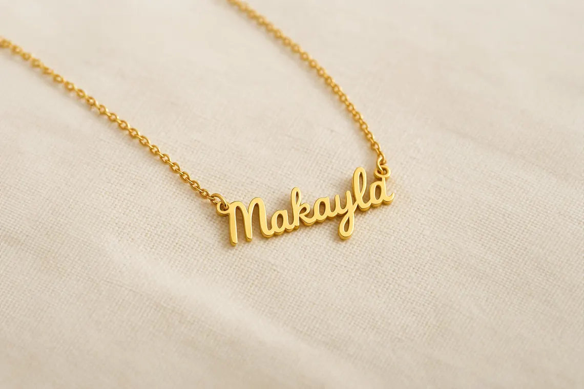 14k Gold Name Necklace