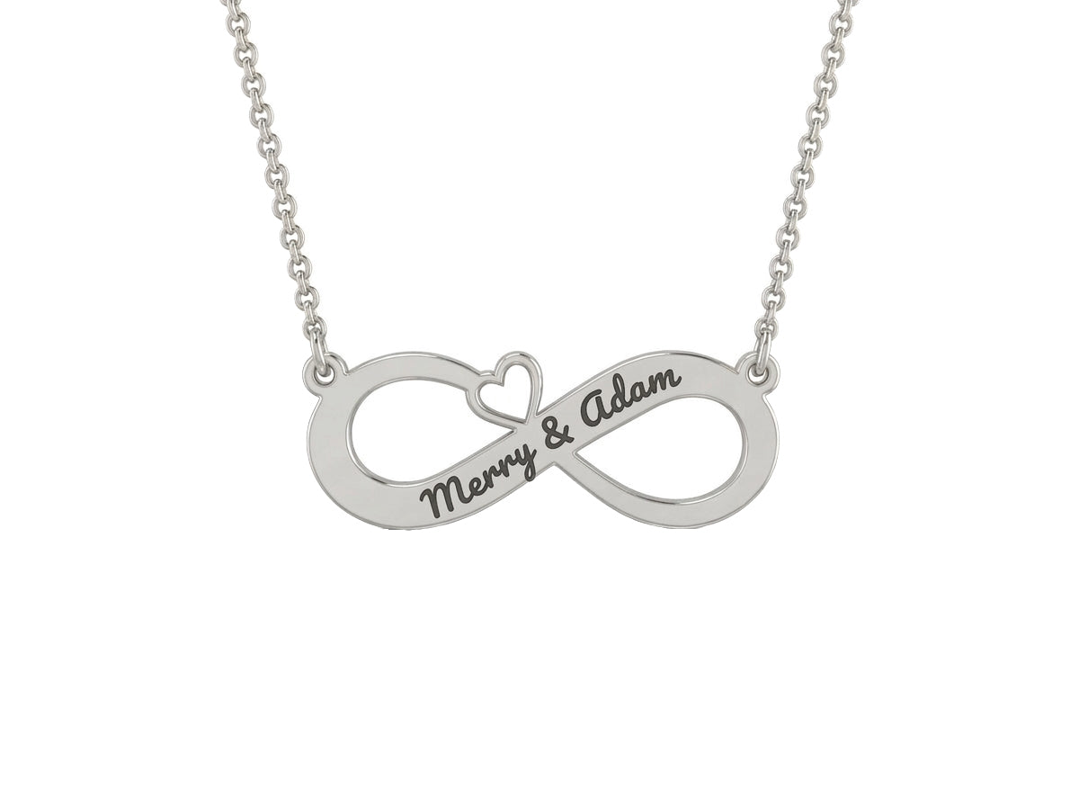 Infinity & Heart Necklace