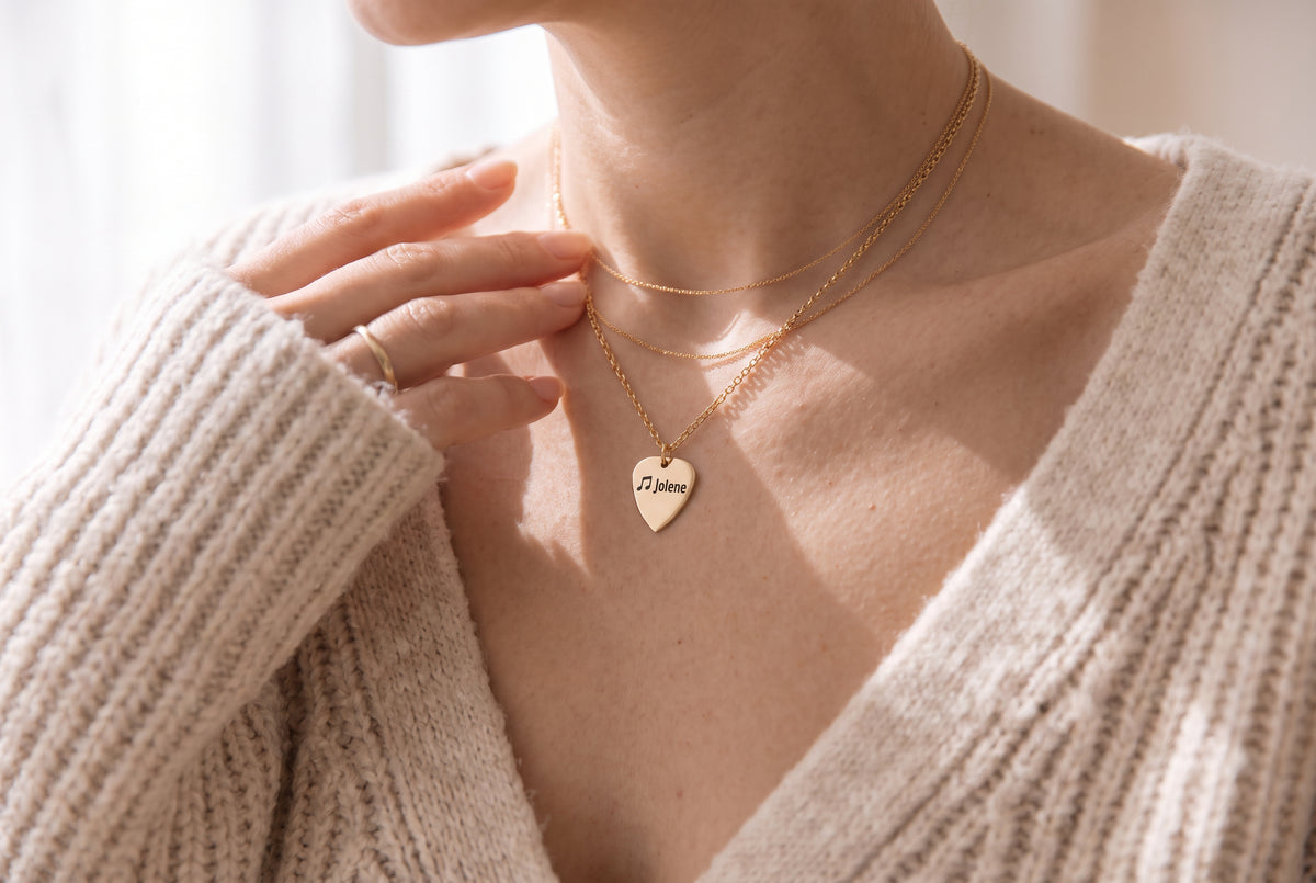 Custom Guitar Pick Pendant