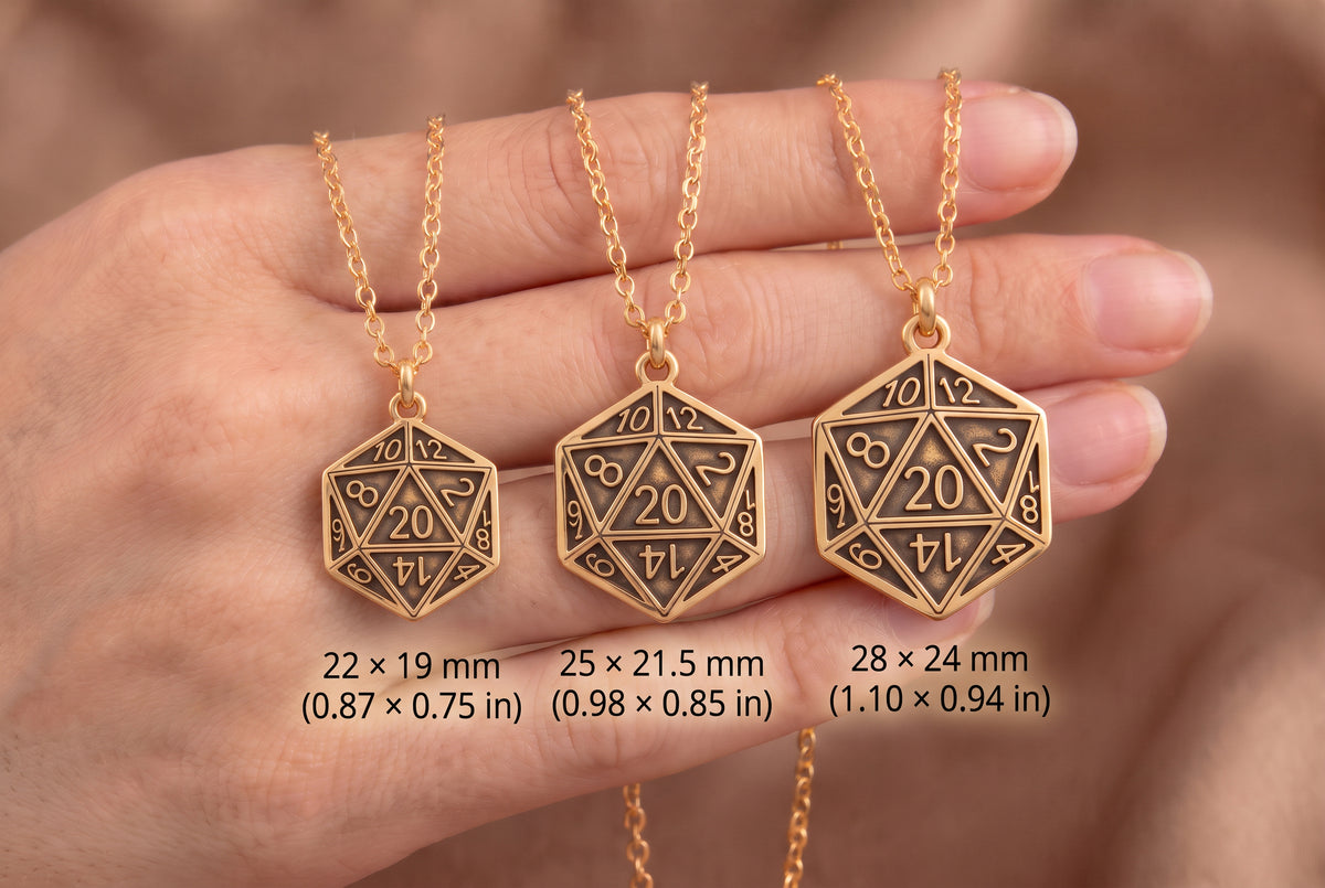 D20 Dice Necklace