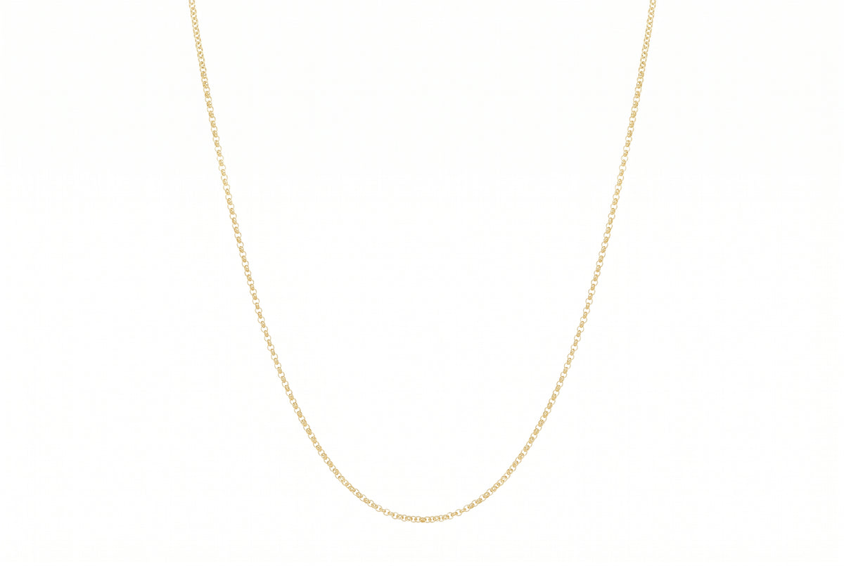 Thin Gold Rolo Chain
