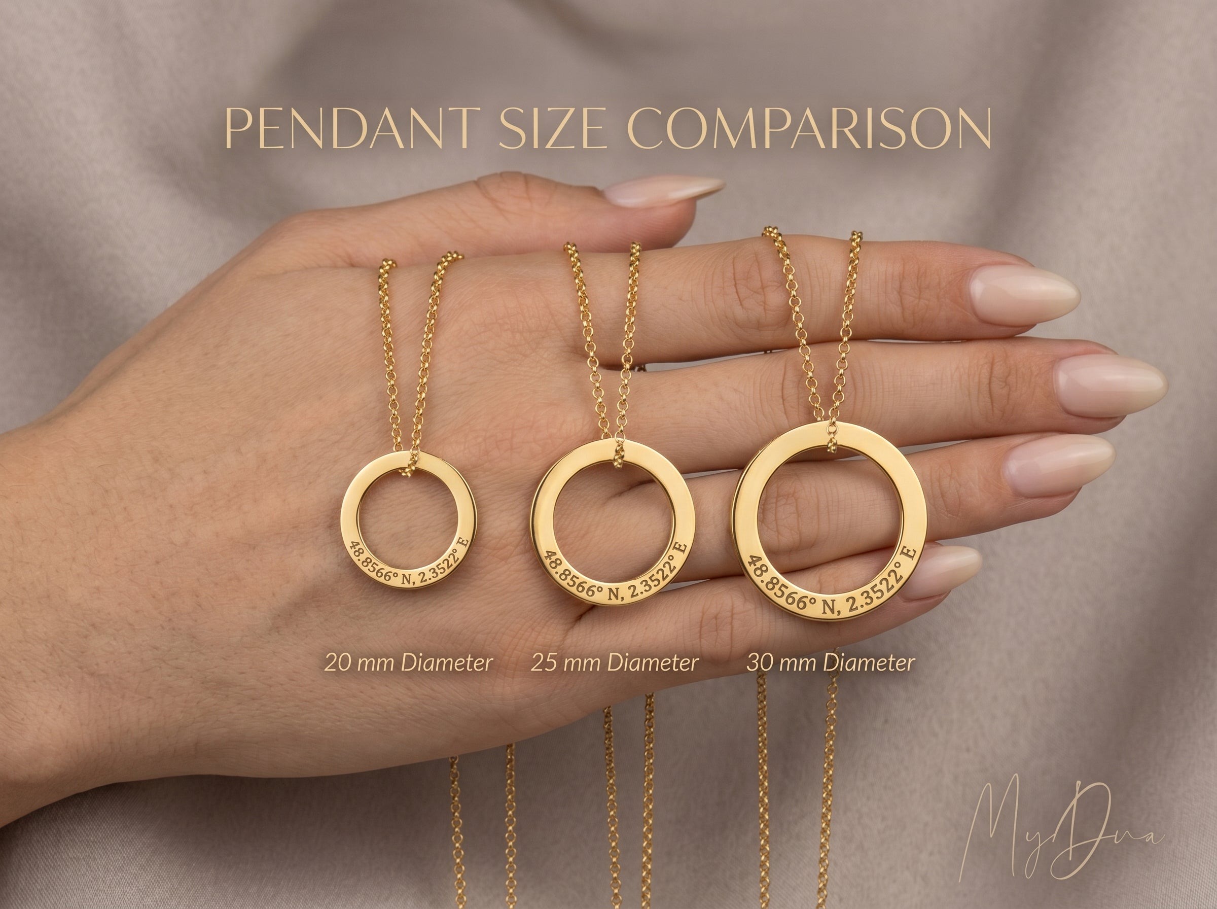Personalized Circle Necklace