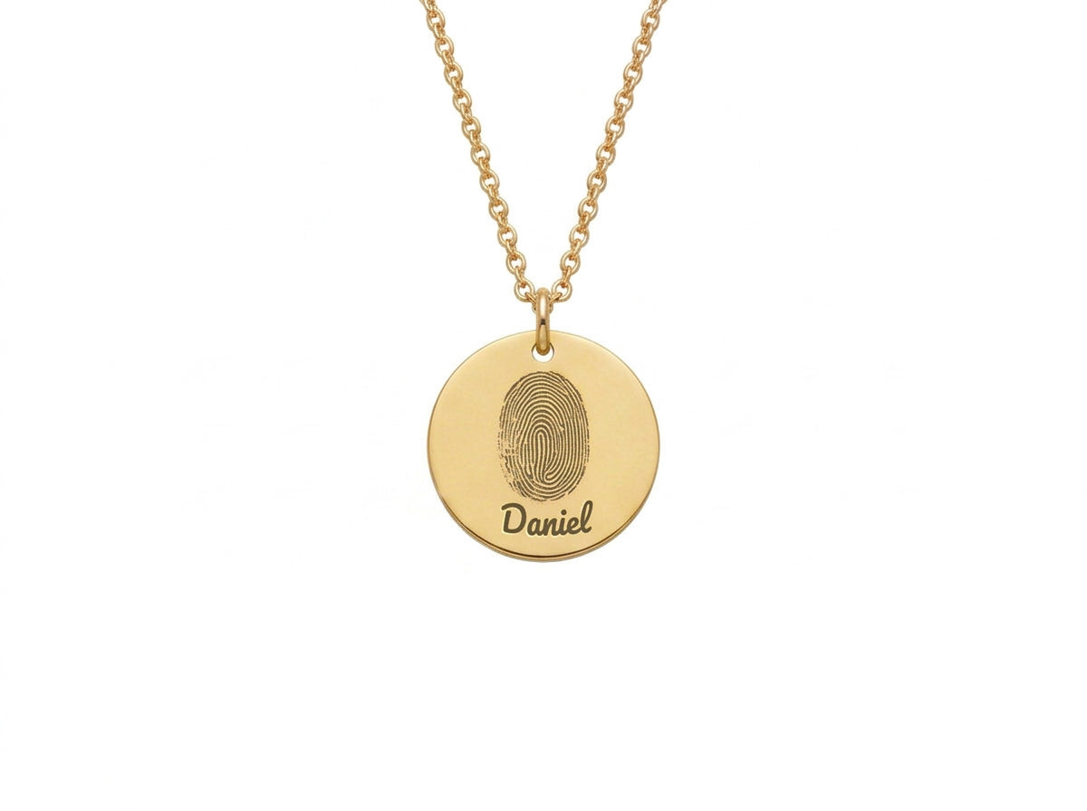 Finger print Custom Pendant