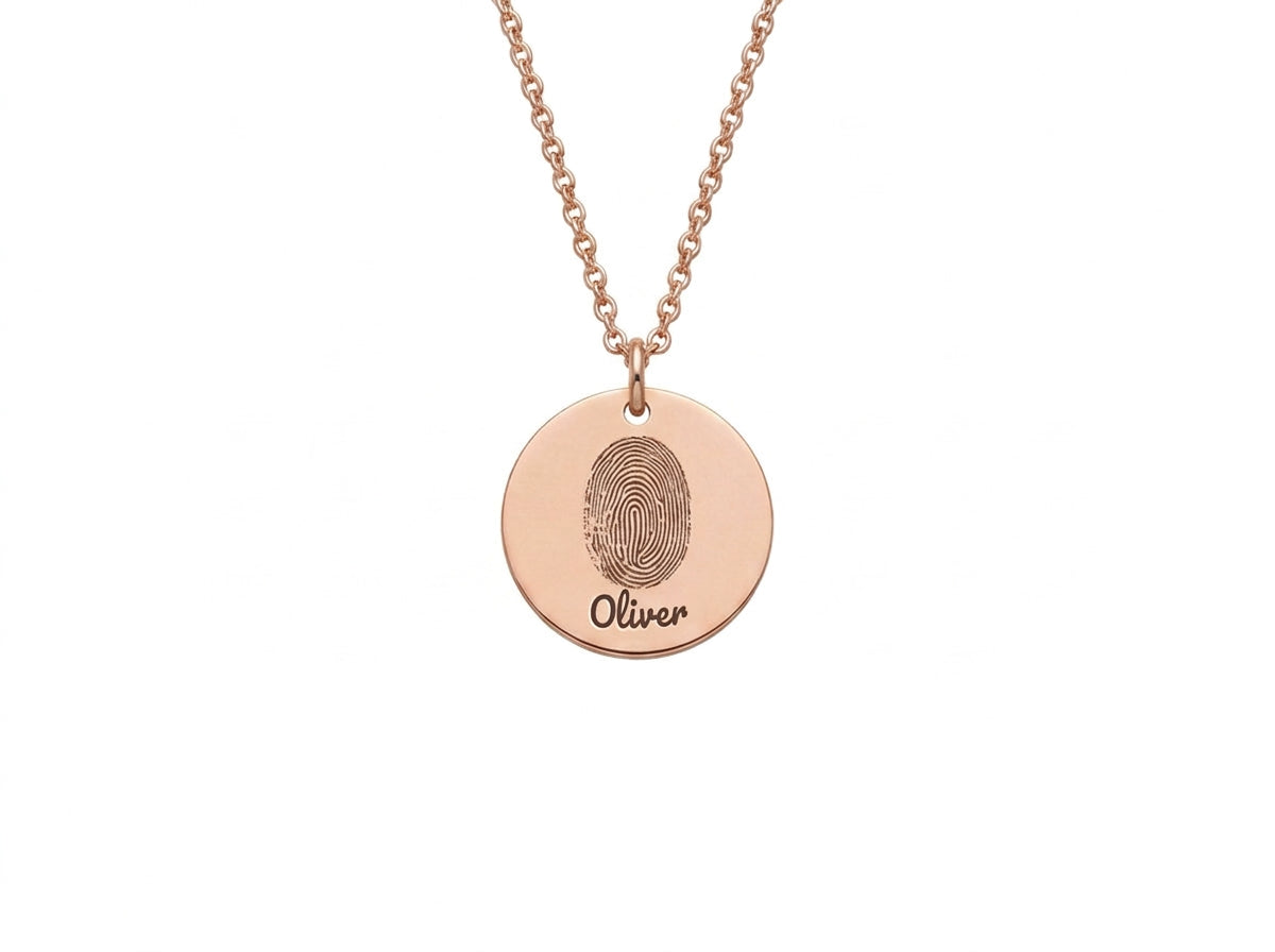 Finger print Custom Pendant