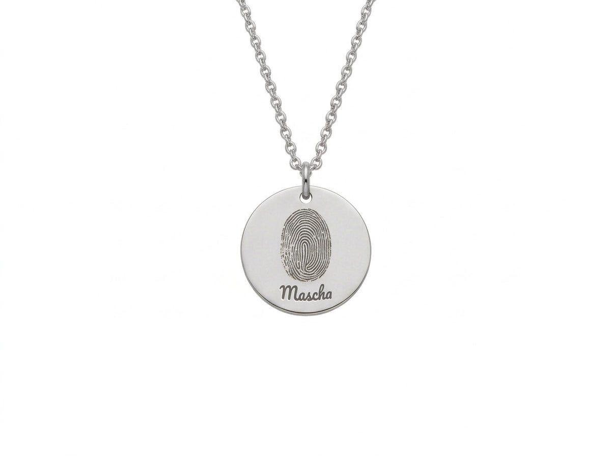 Finger print Custom Pendant