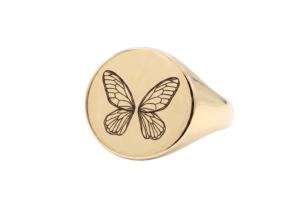 Fairy Wings Signet Ring