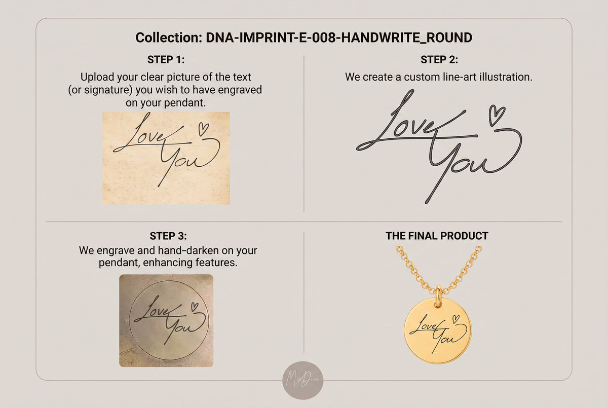 Custom Handwriting Necklace