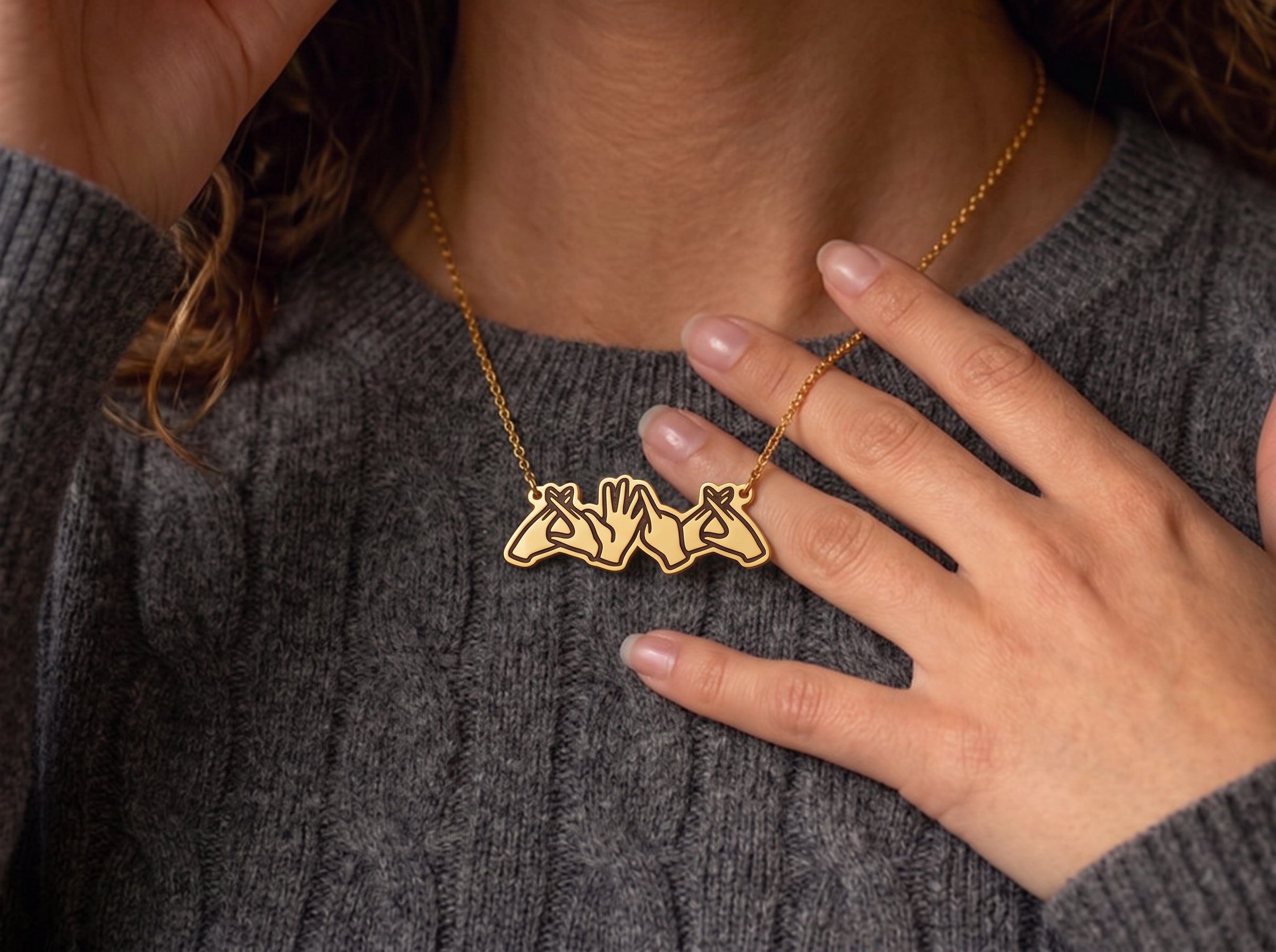 BSL Name Necklace