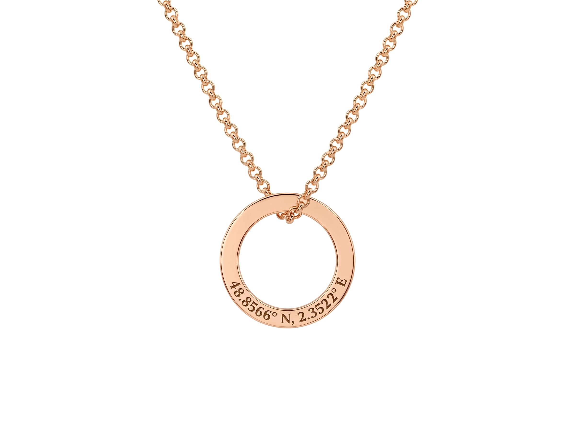 Personalized Circle Necklace