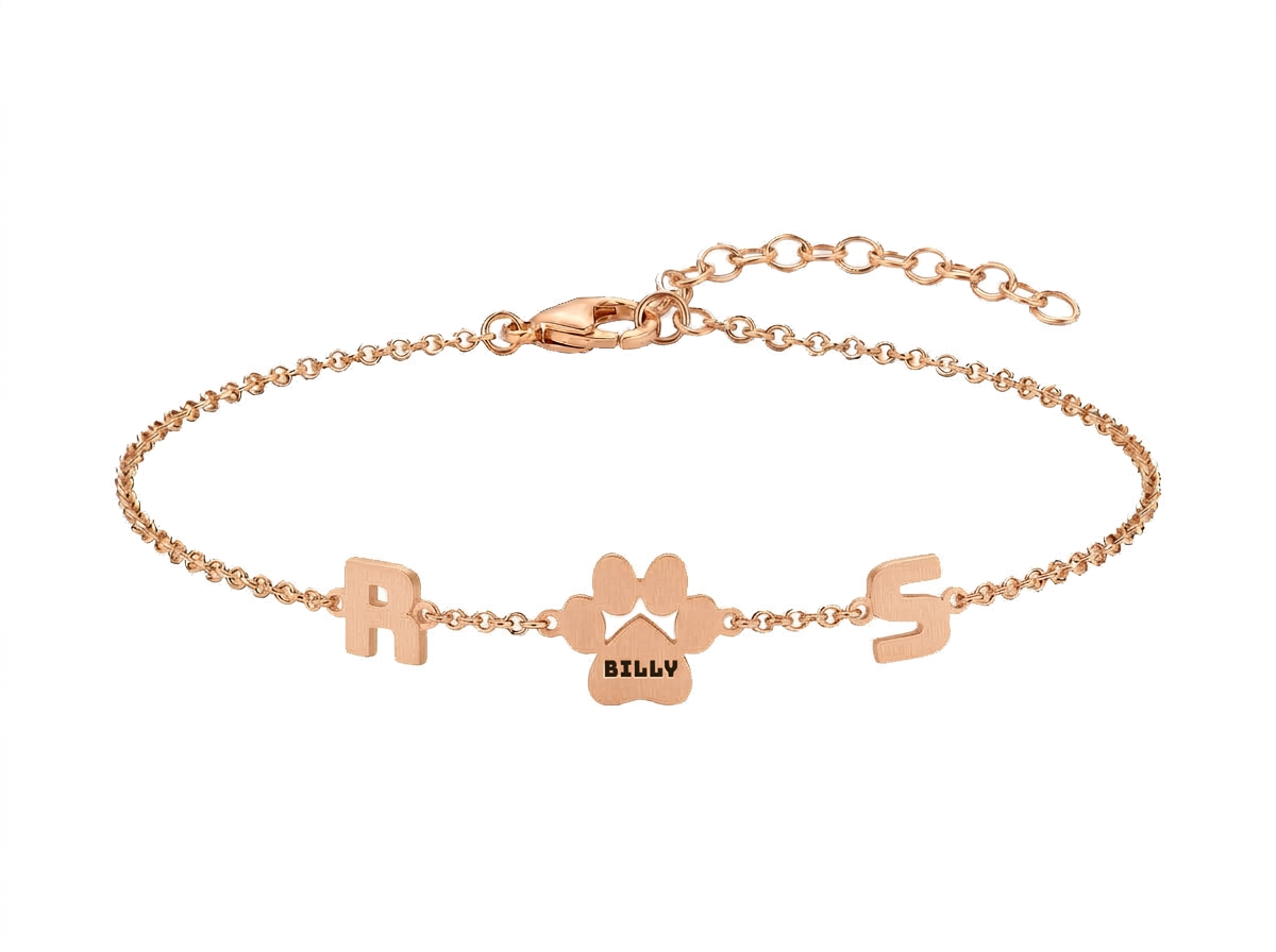 Personalized Paw Bracelet