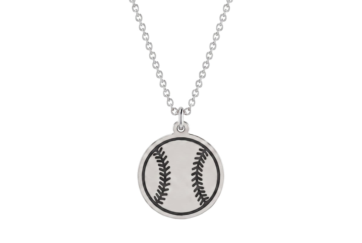 Custom Baseball Pendant Necklace