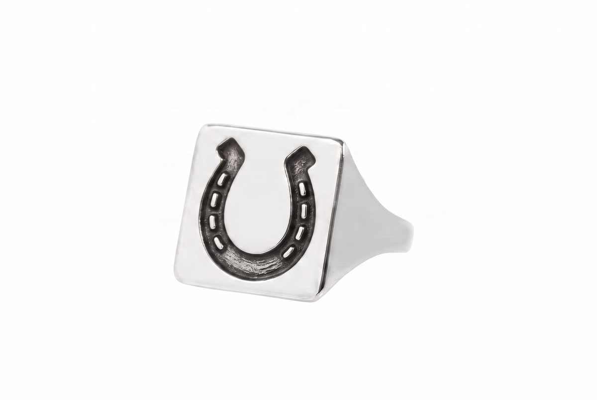 Gold Horseshoe Signet
