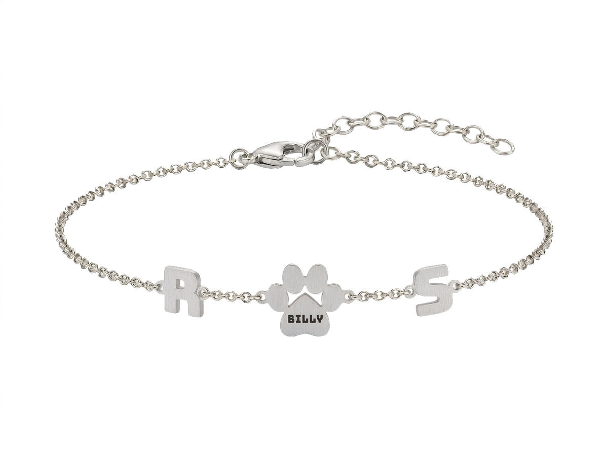 Personalized Paw Bracelet