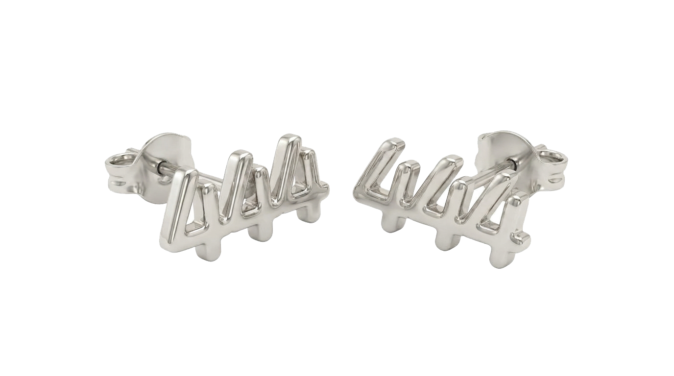 Angel Number Stud Earrings