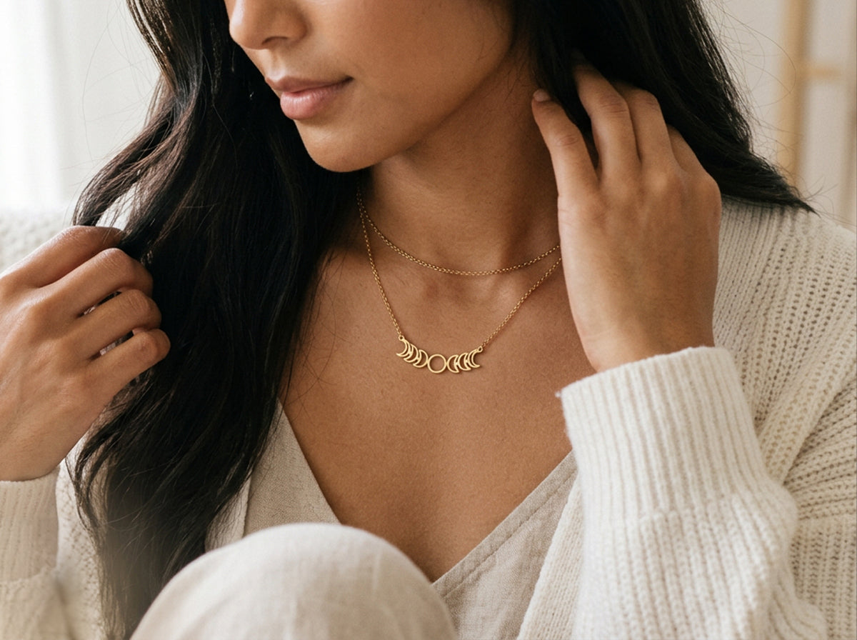 Moon Phases Necklace