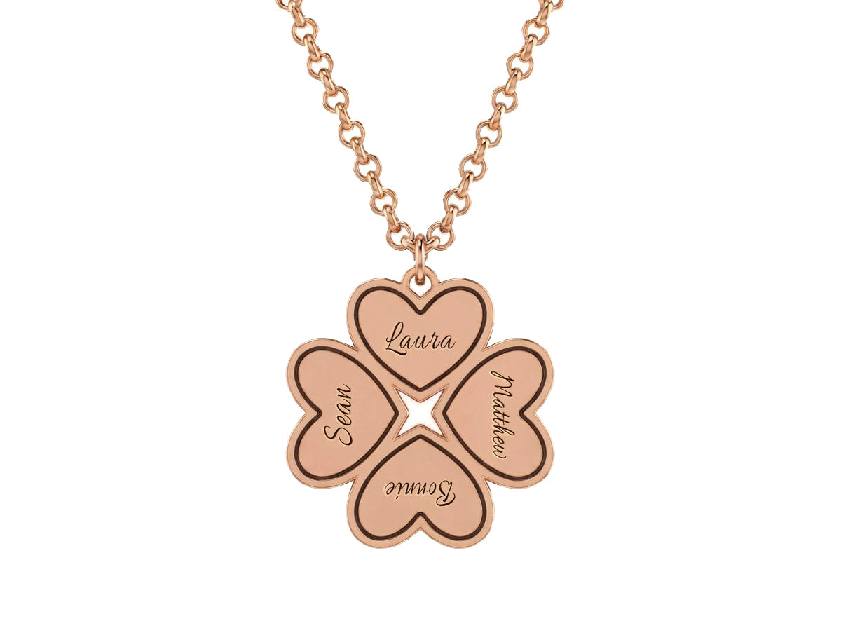 Clover Heart Necklace