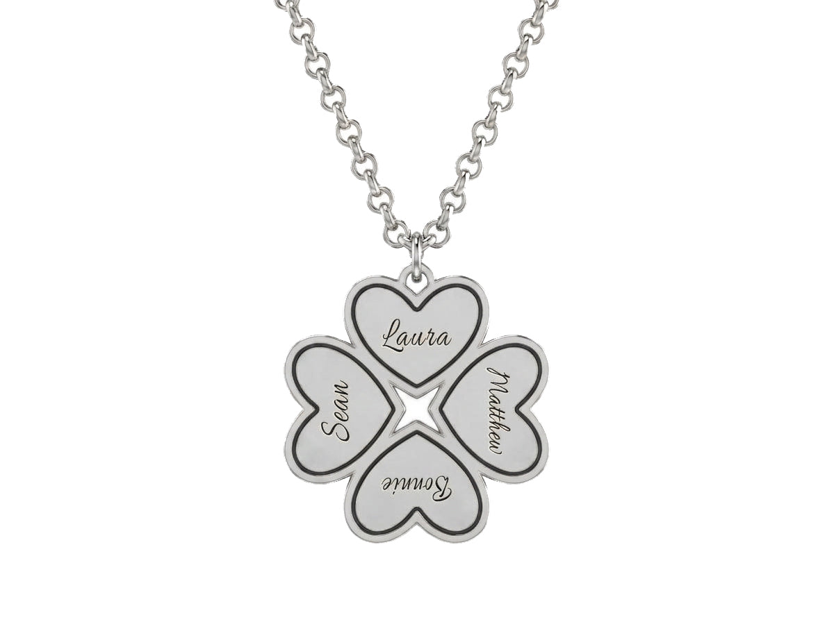 Clover Heart Necklace