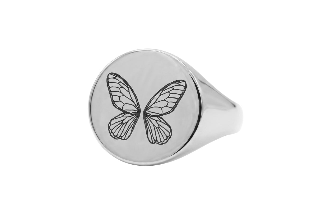 Fairy Wings Signet Ring