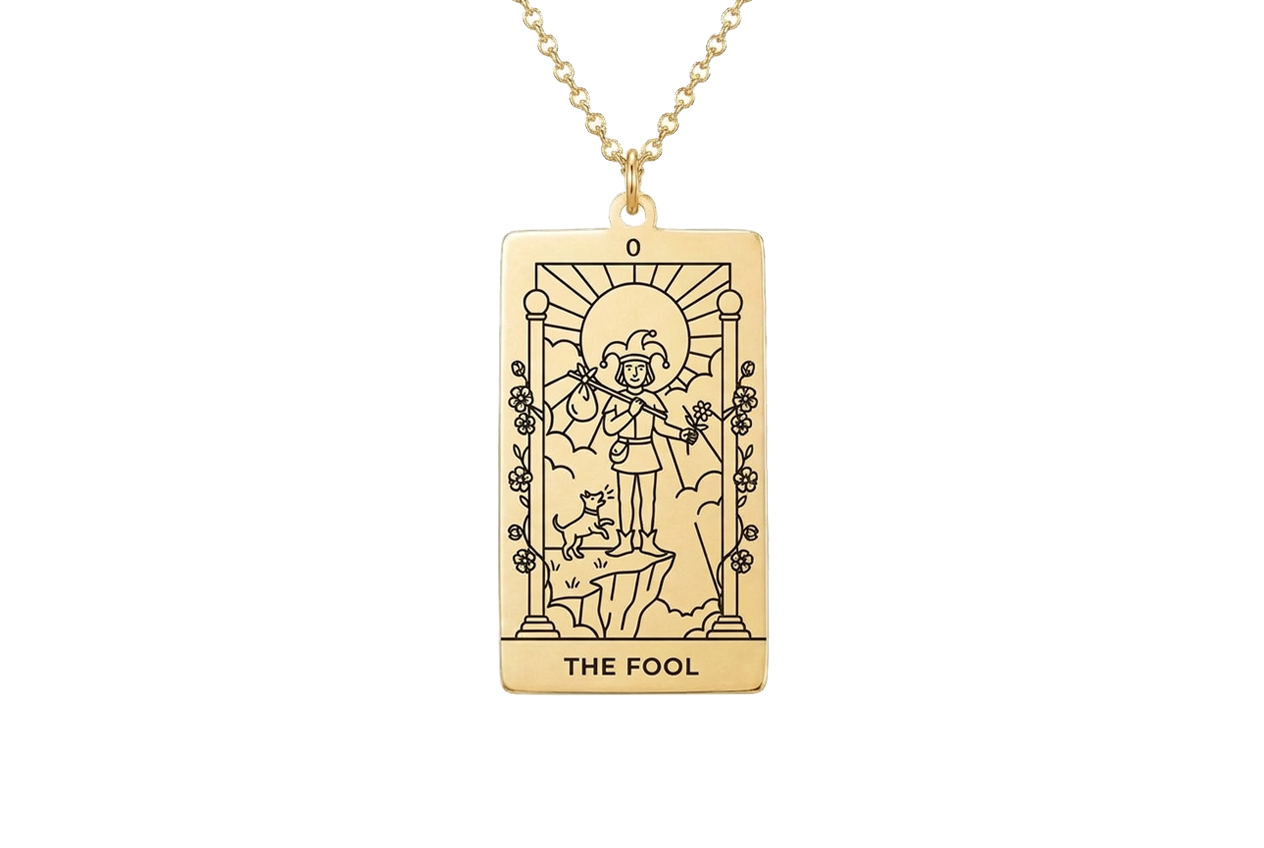 The Fool Tarot Card Necklace