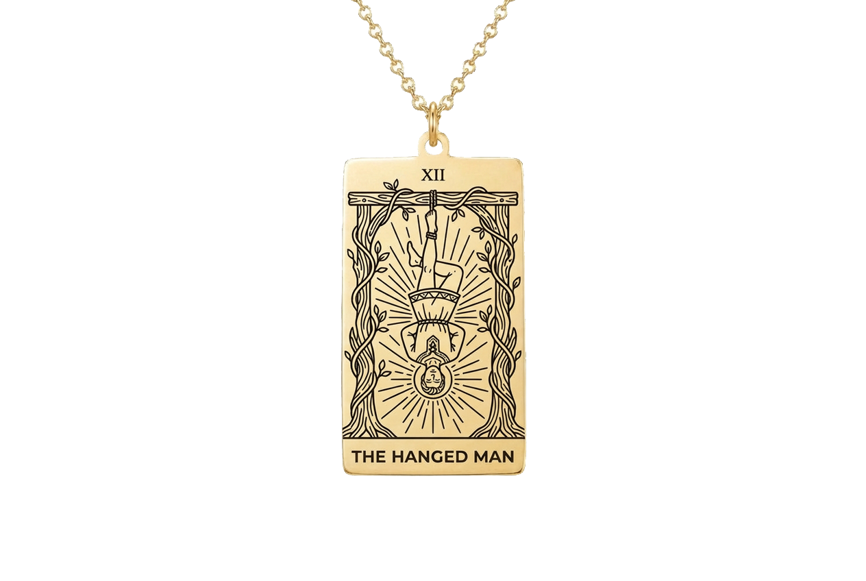 The Hanged Man Tarot Necklace
