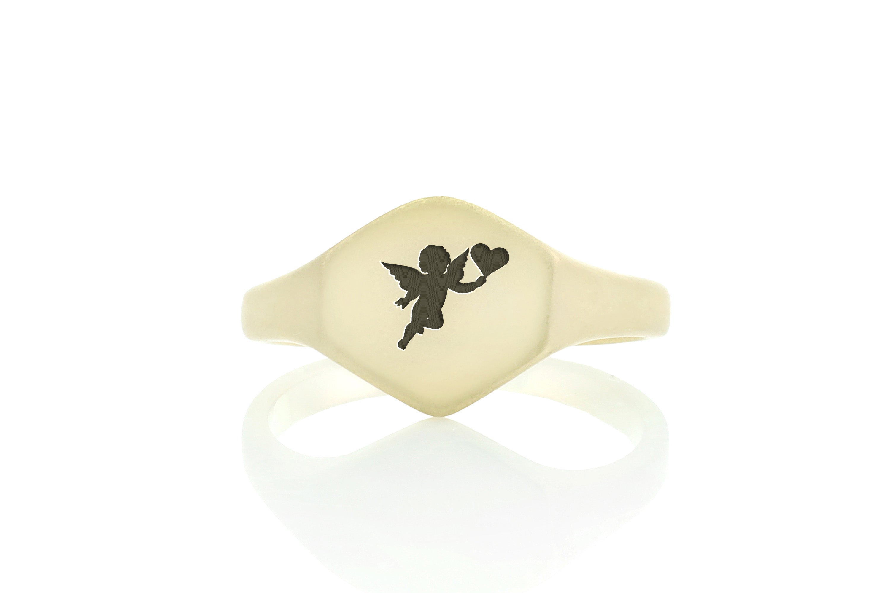 Cupid Engraved Ring