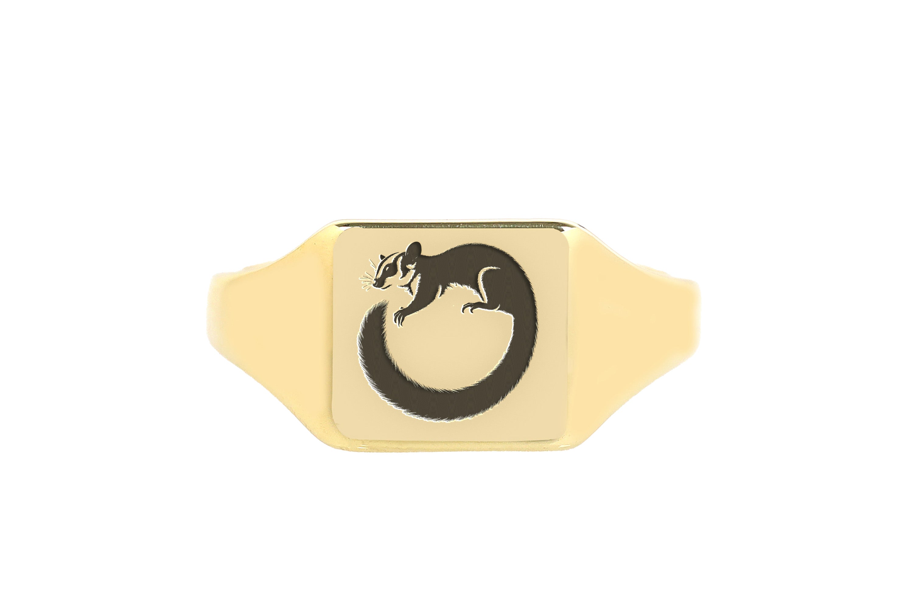 Sugar Glider Engraving Ring