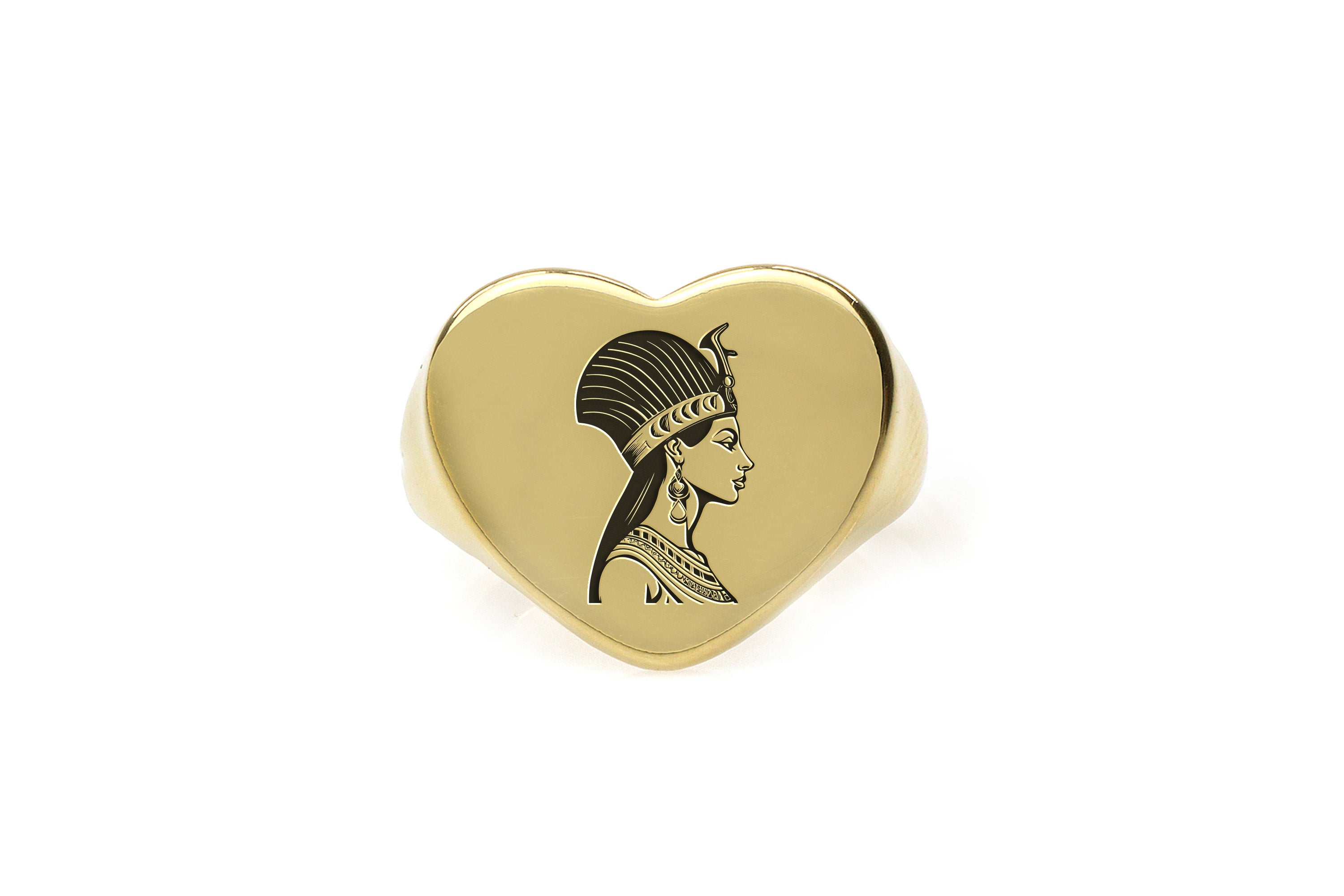 Heart-Shaped Cleopatra Ring
