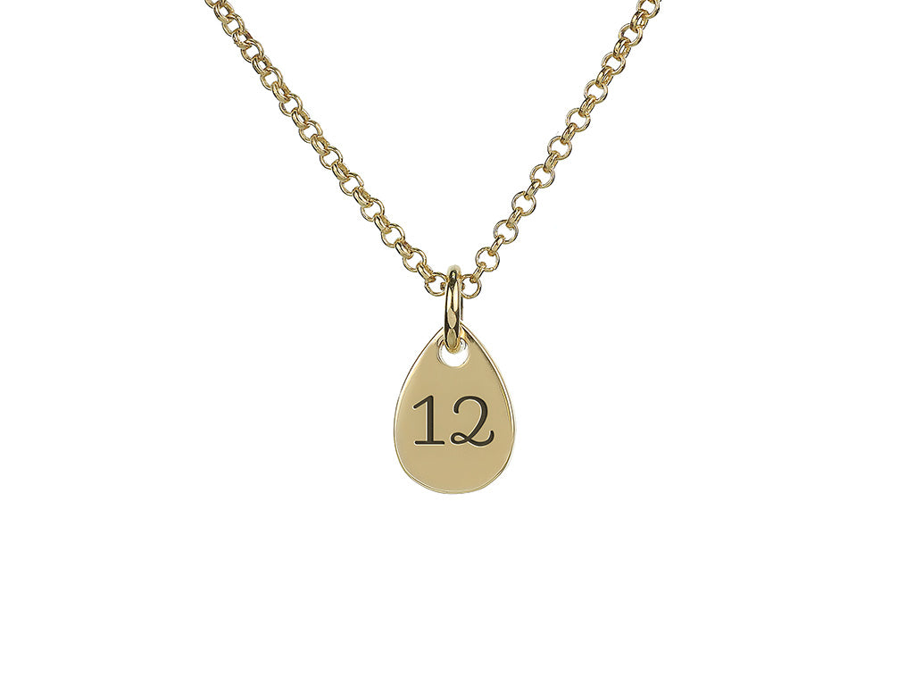 Lucky Number Pendant Necklace