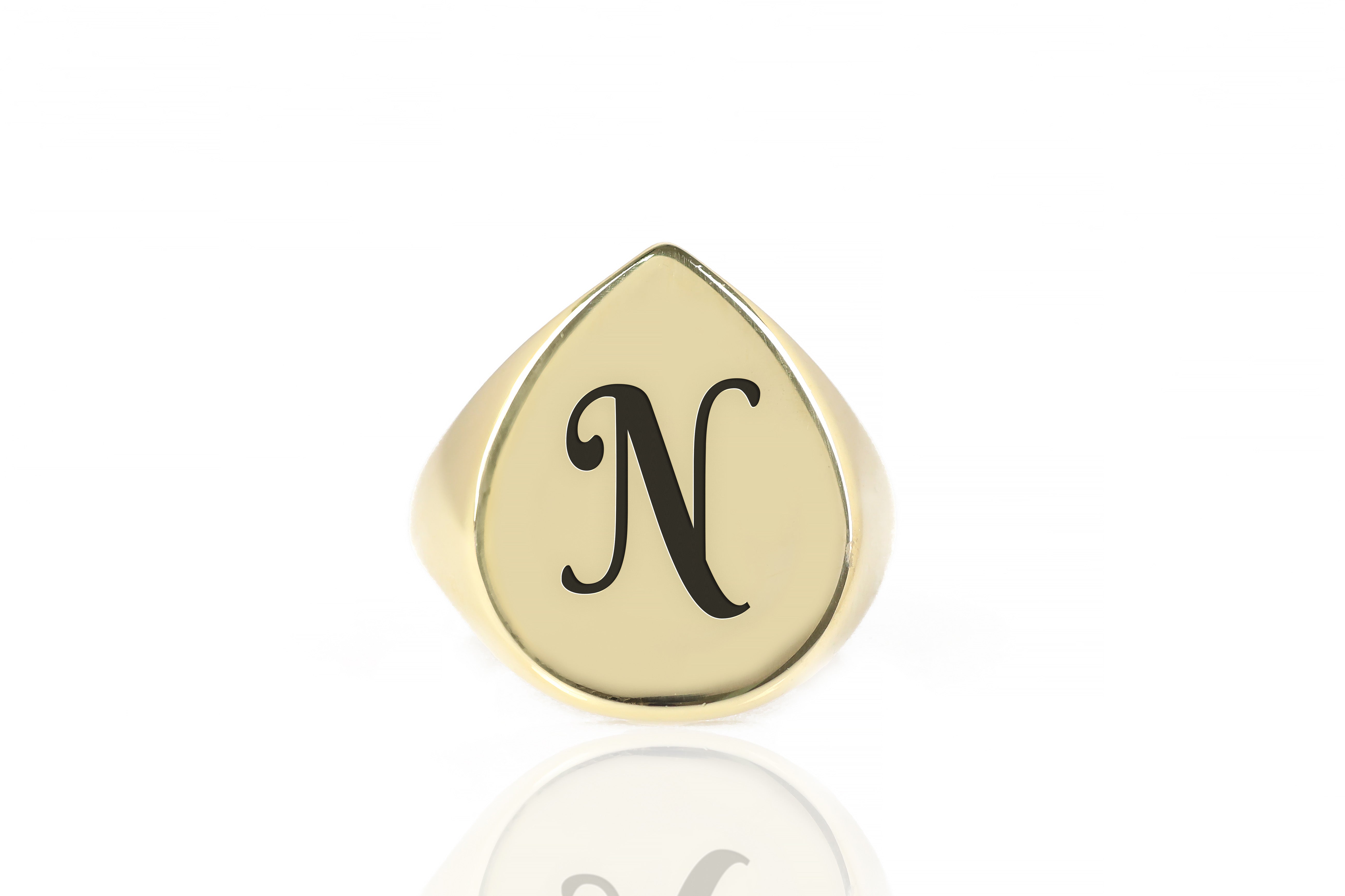 Engraved Custom Font Ring