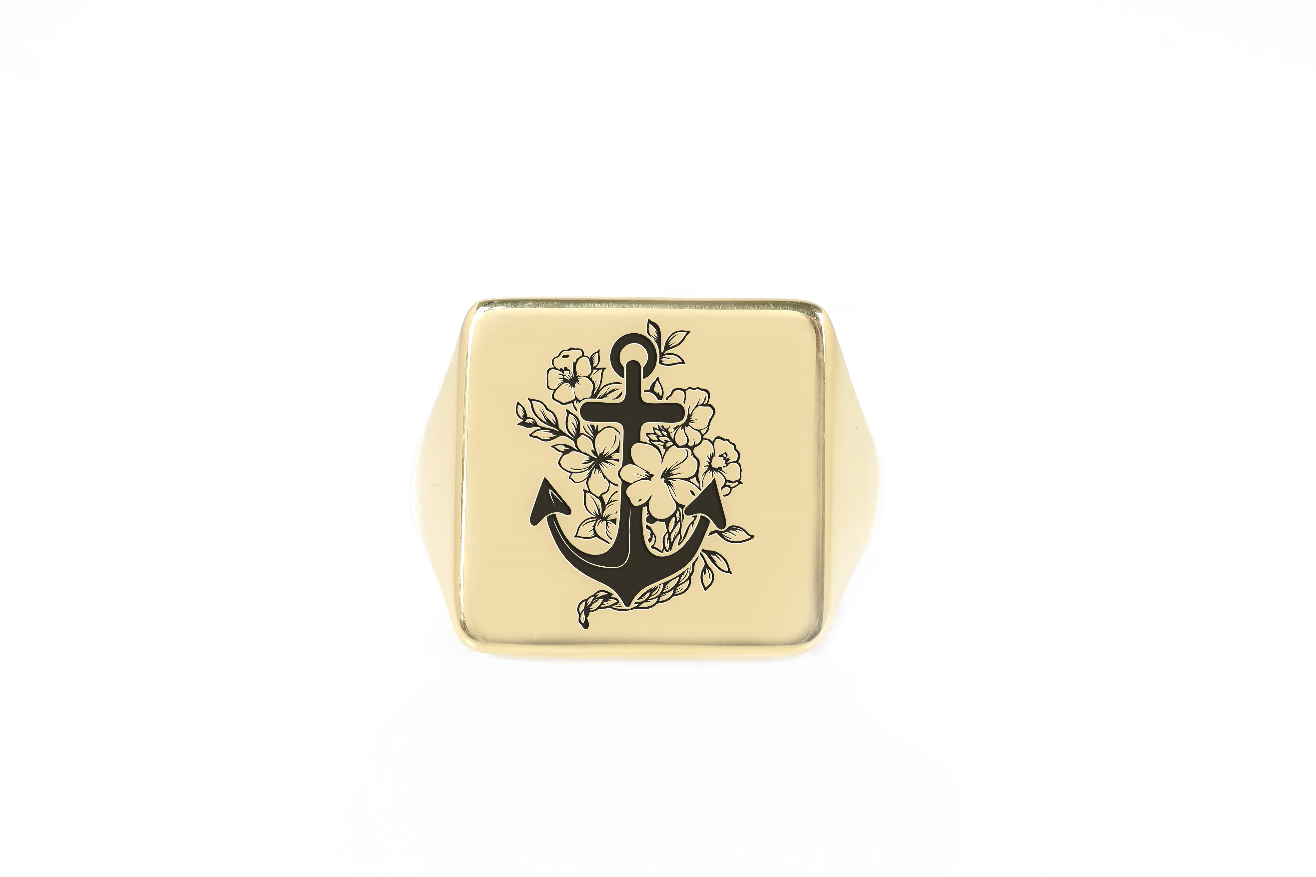 Flowered Anchor Ring