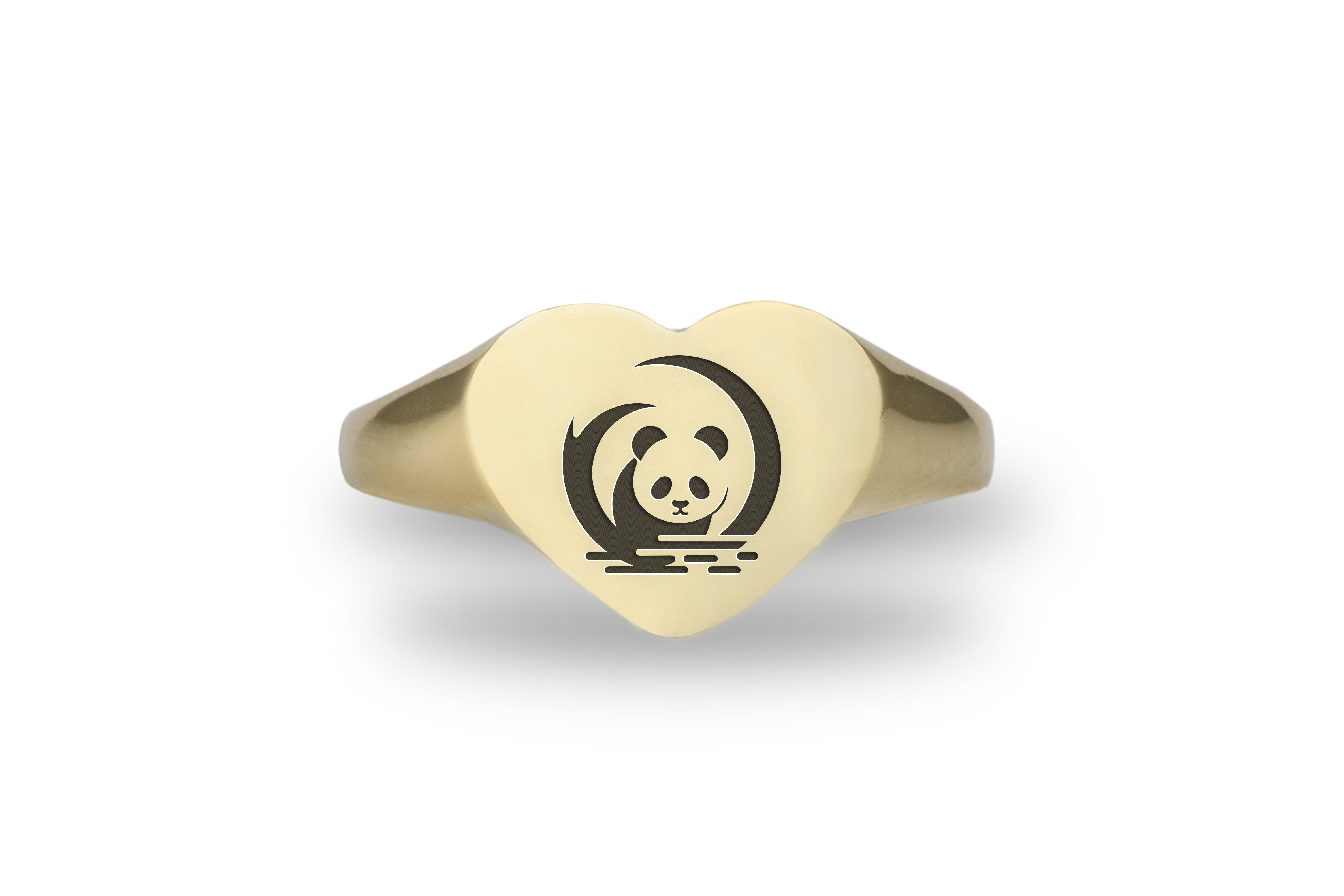 Personalized Panda Ring
