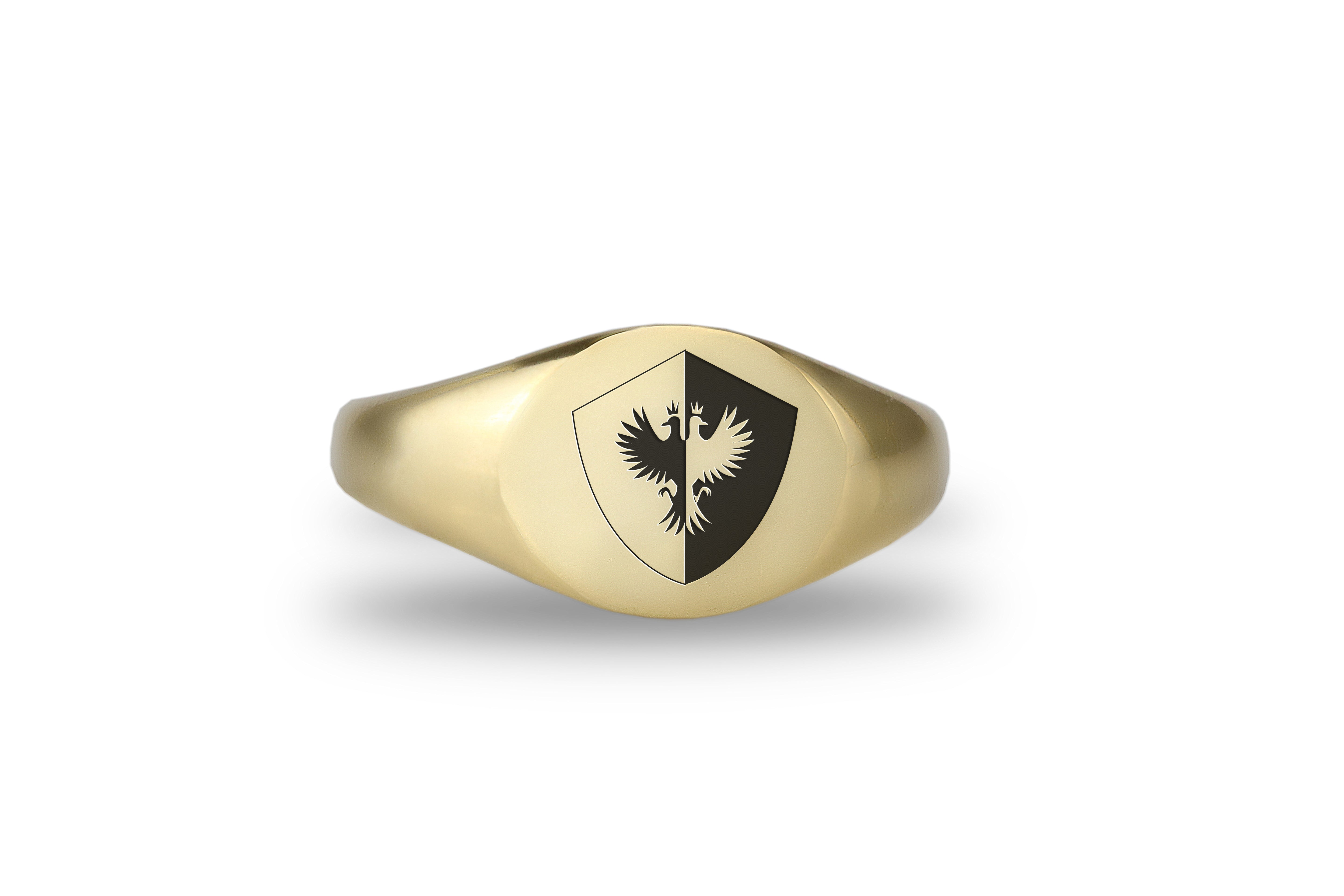 Custom Heraldic Eagle Ring