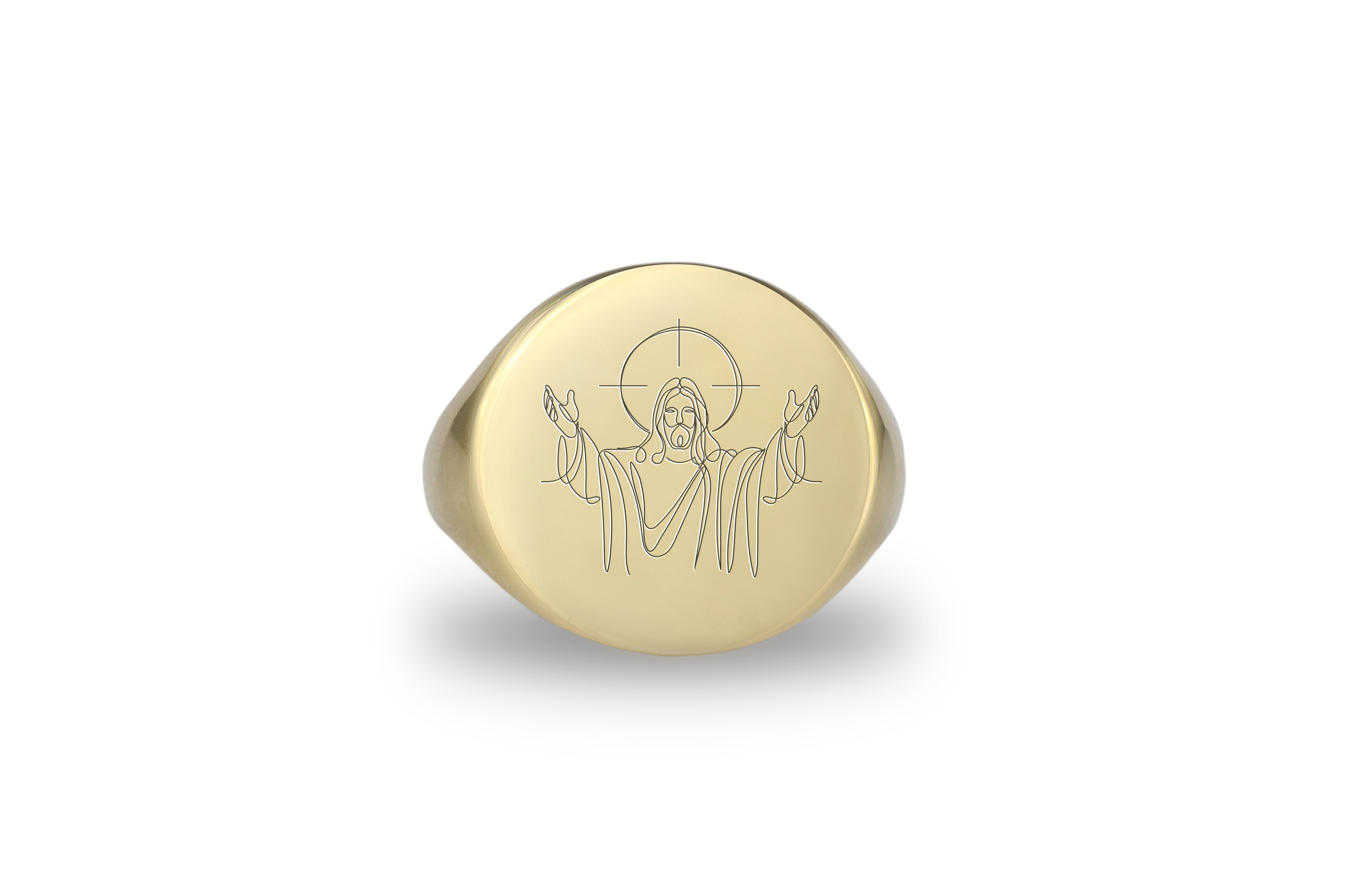 Bold Statement Jesus Ring